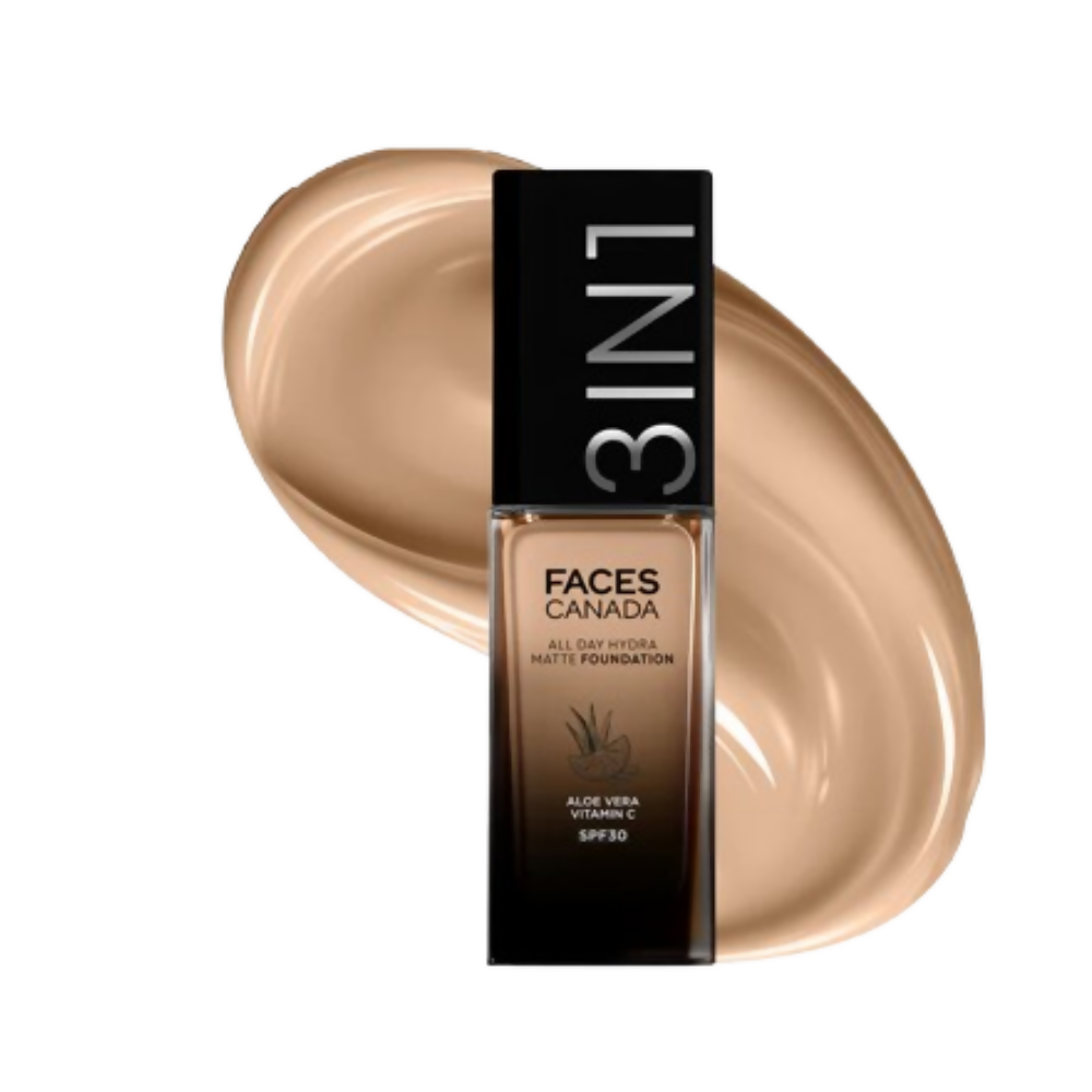 Faces Canada All Day Hydra Matte 3 in 1 Foundation - Medium Natural 022