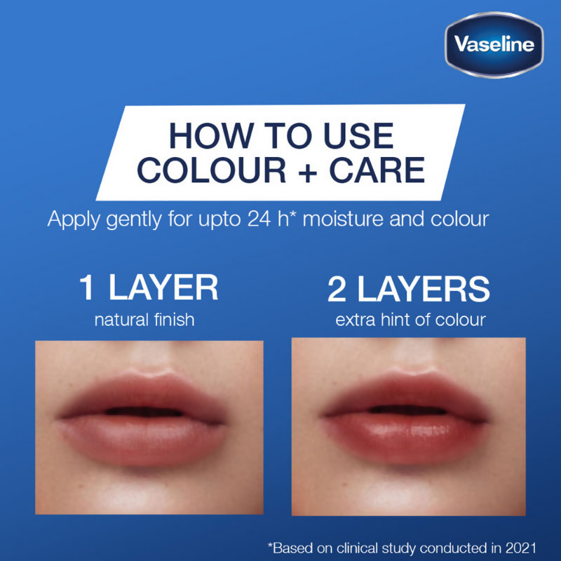 Vaseline Lip Care Colour + Care Tinted Lip Balm Stick - Mellow Rose