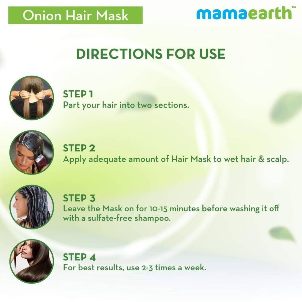 Mamaearth Onion Hair Mask For Hairfall Control (200 gm)