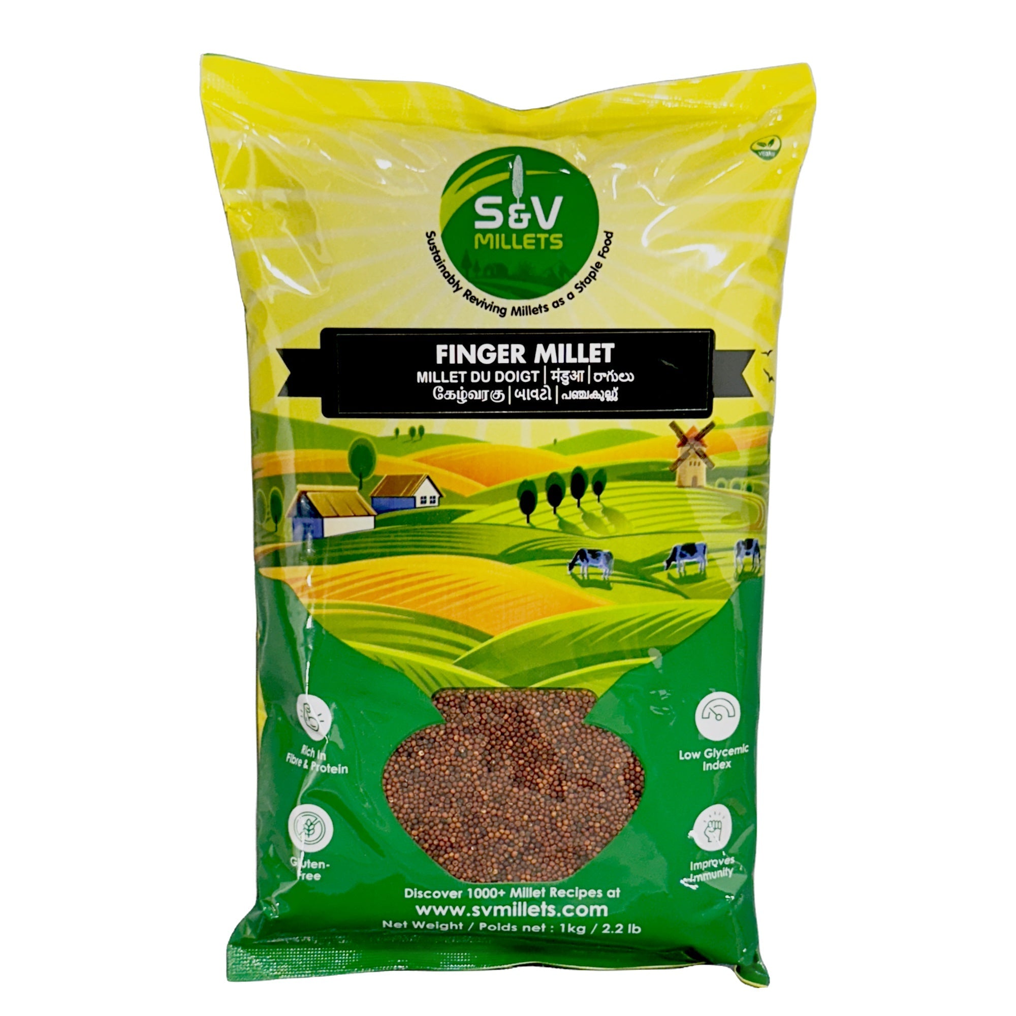 S&V Finger Millet 2.2Lb