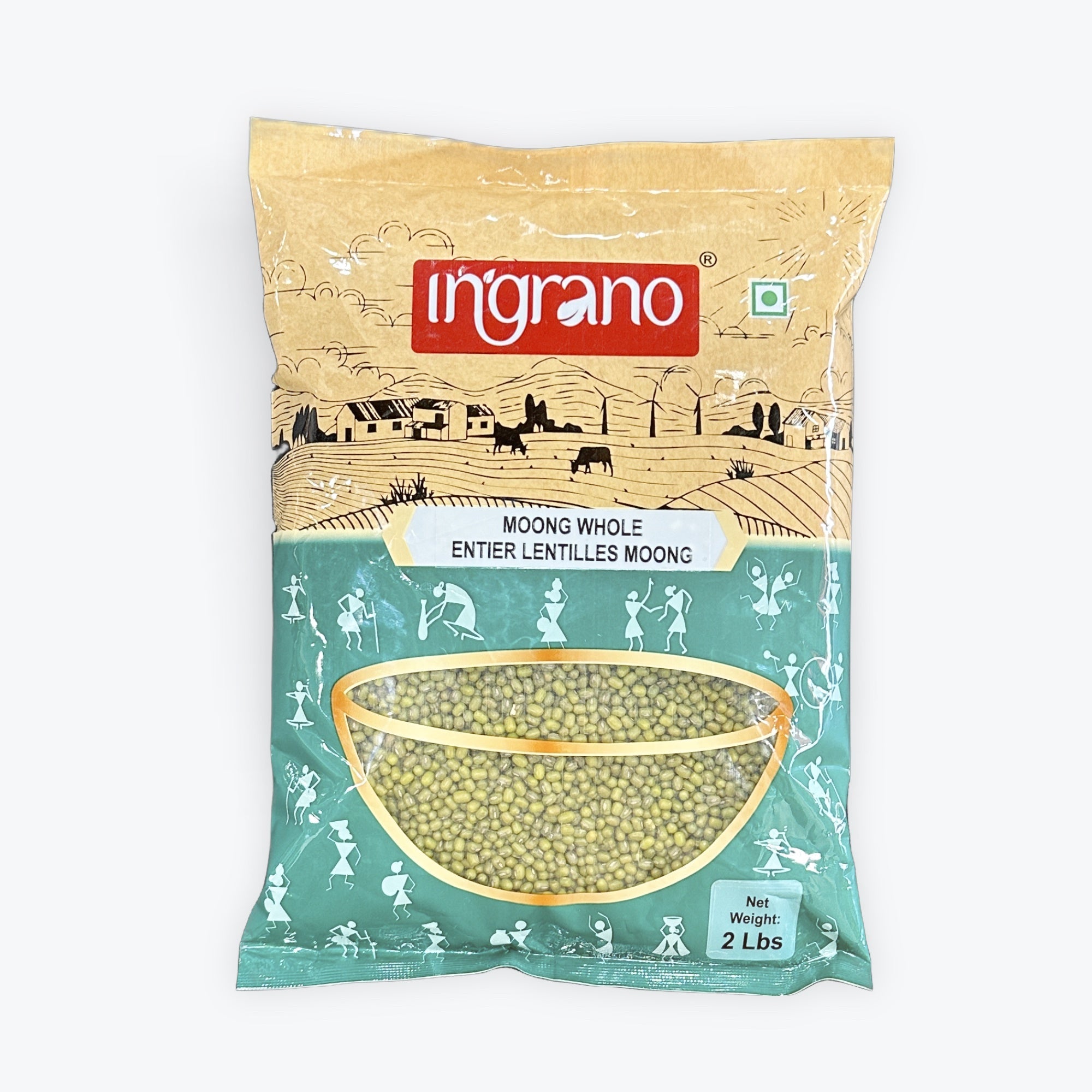 Ingrano Moong Whole 2Lb