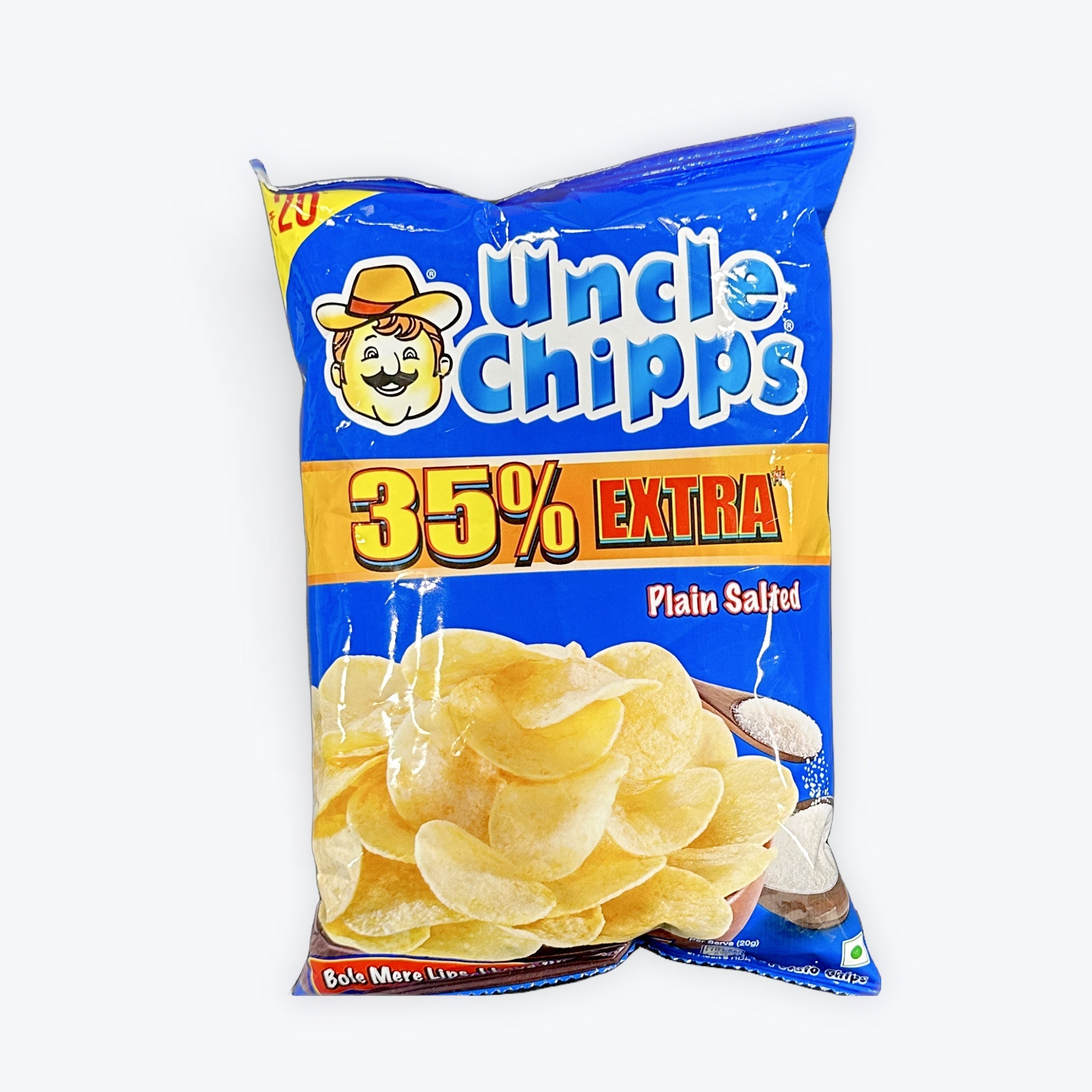 Uncle Chips Plain Salted 55g