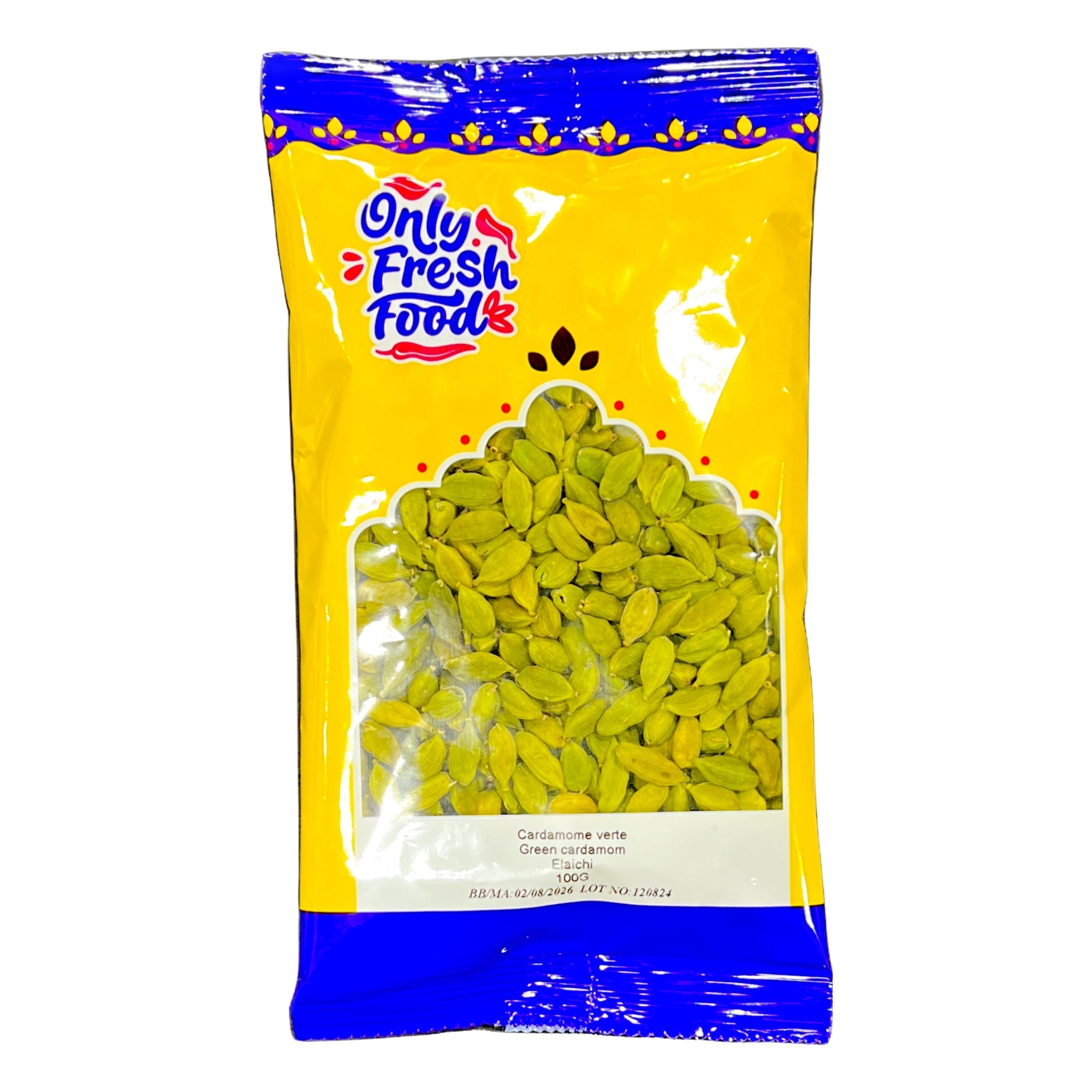 Only Fresh Food Green Cardamom 100g