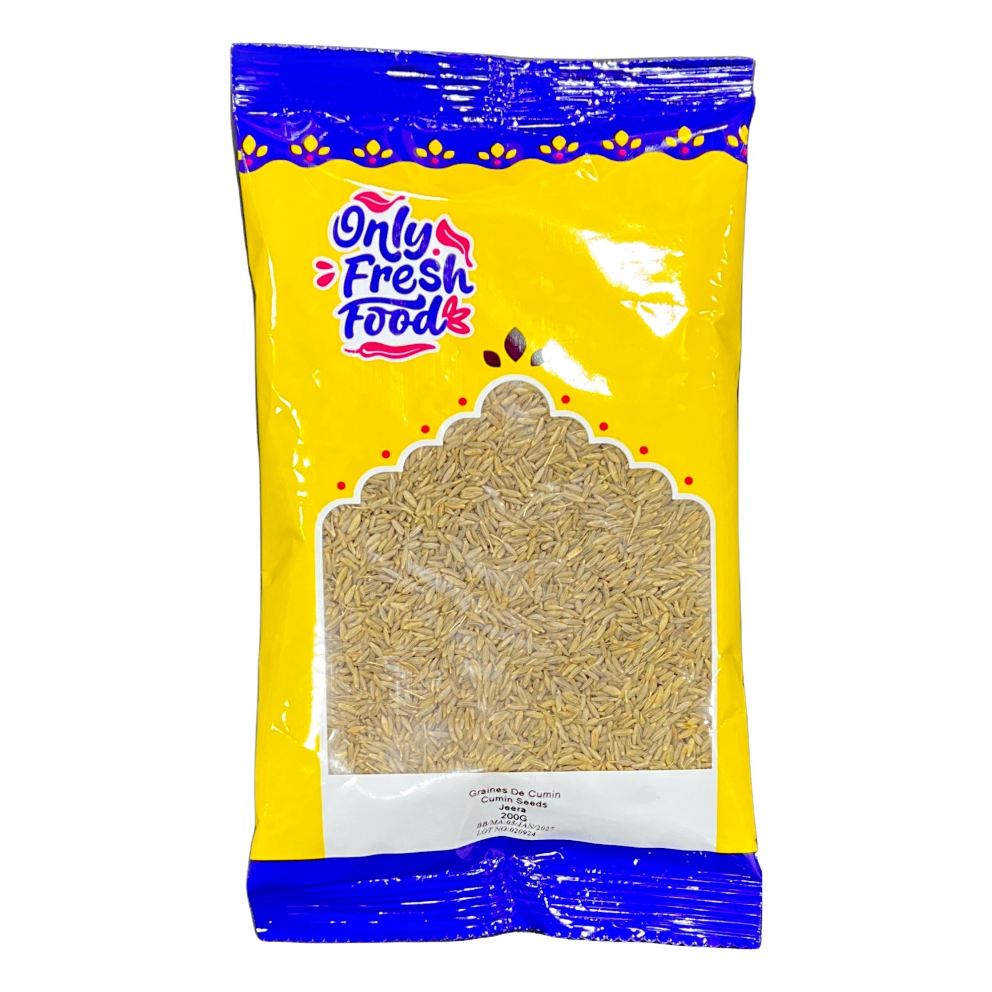 Only Fresh Food Cumin Seeds 200g