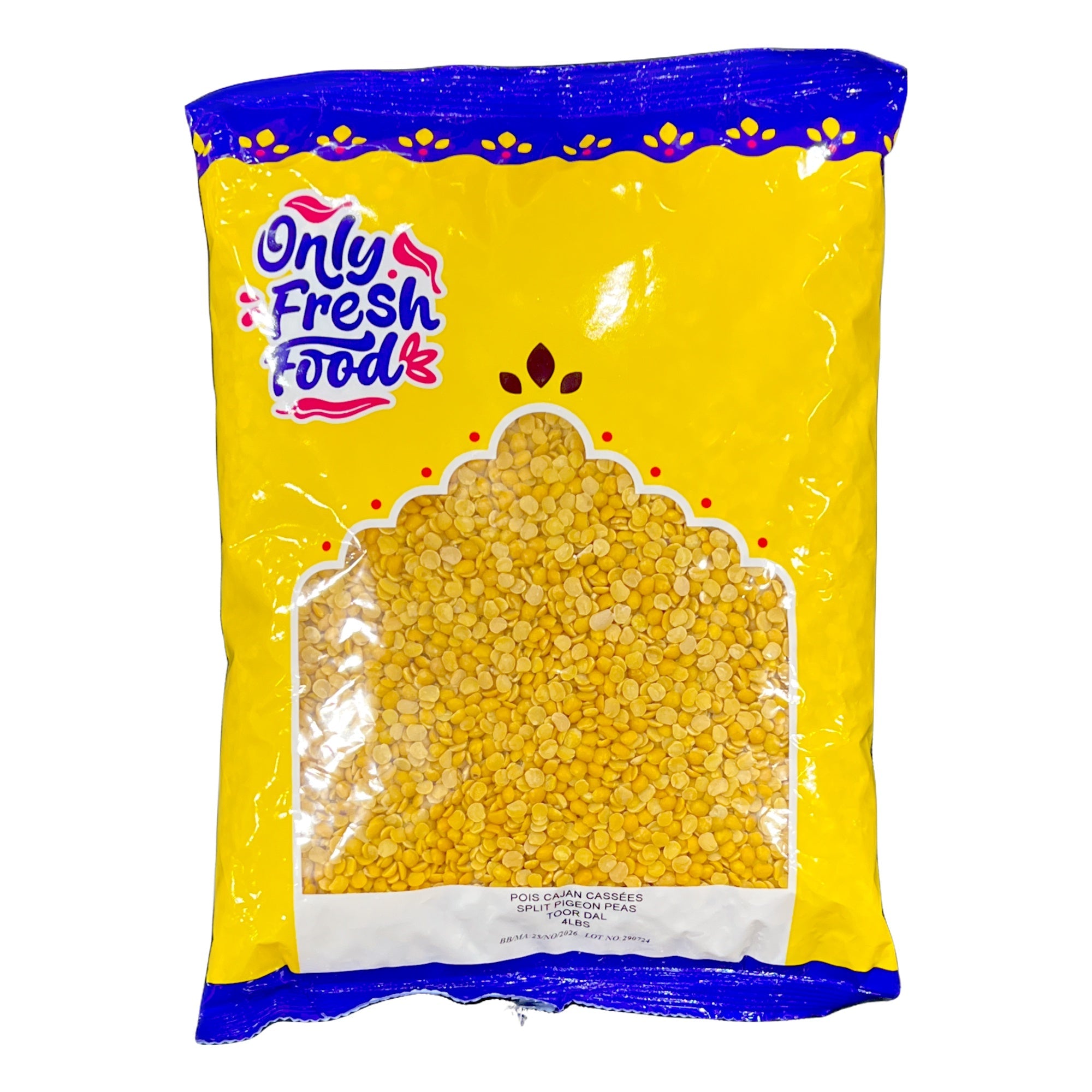 Only Fresh Food Toor Dal 4lb