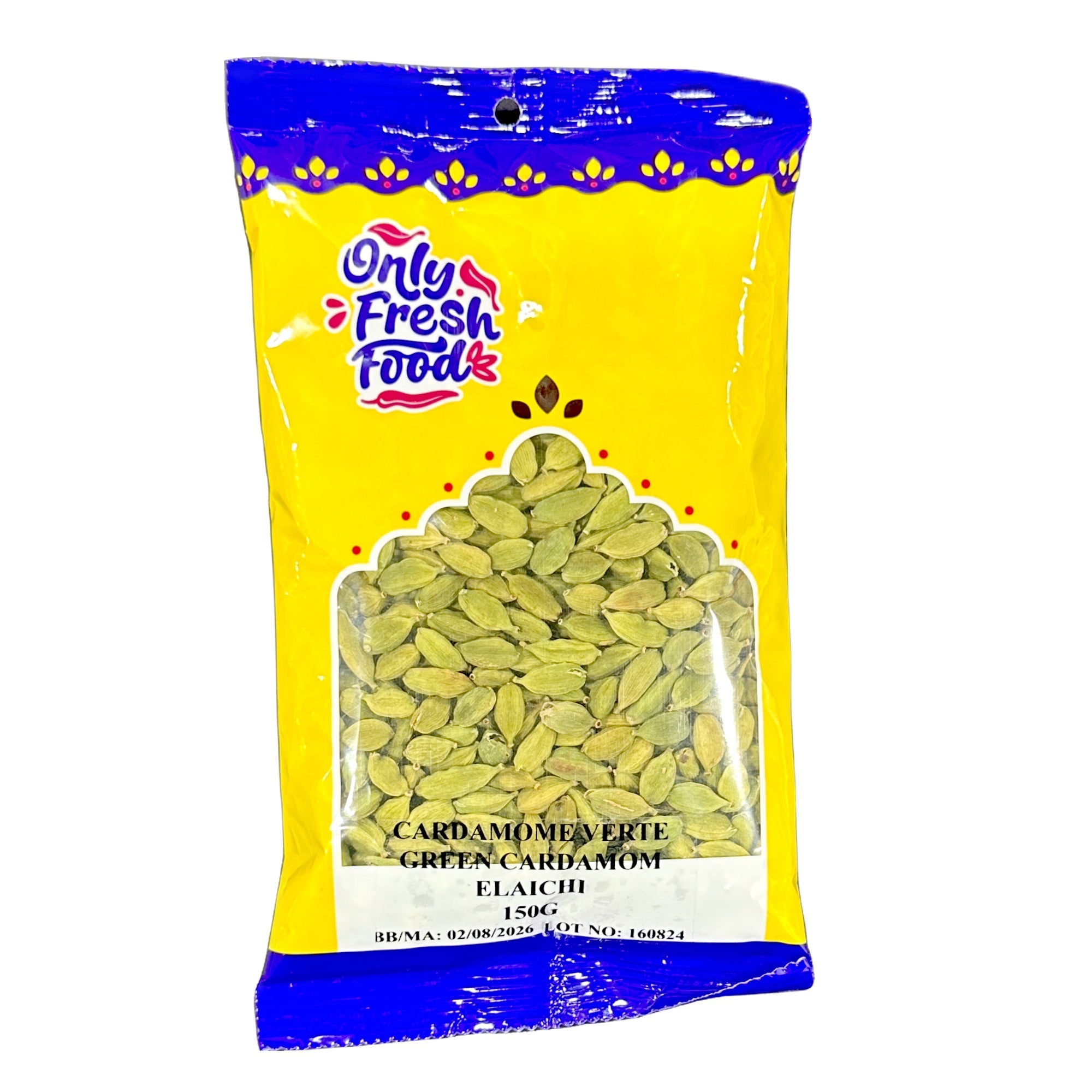 Only Fresh Food Green Cardamom 150g