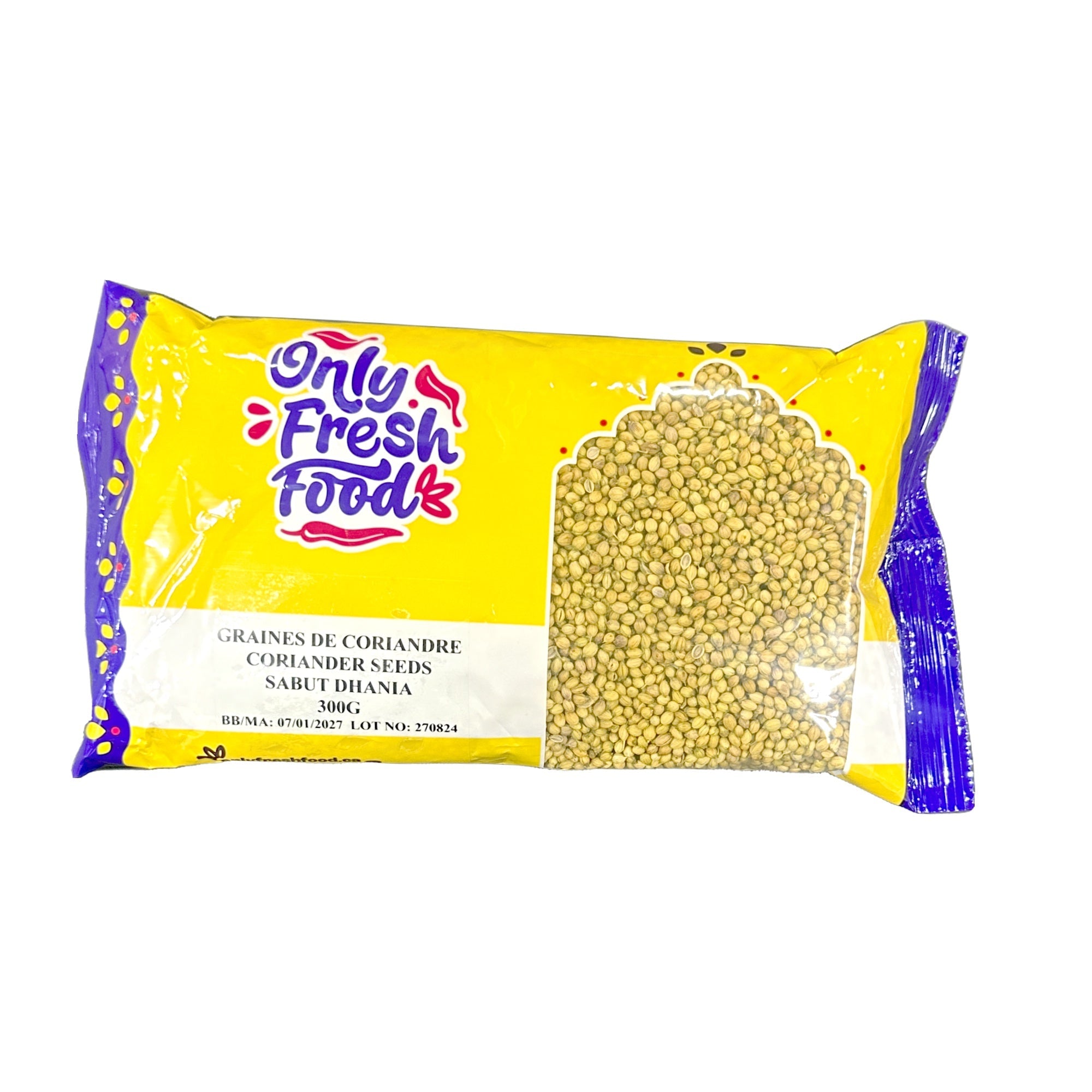 Only Fresh Food Coriander Seeds 300g