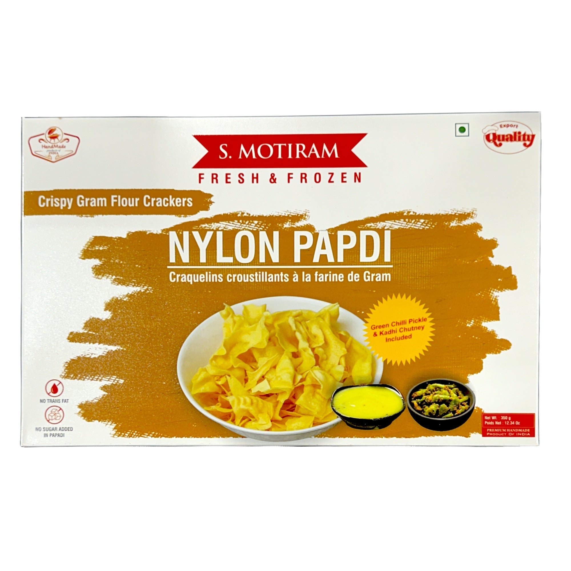 S Motiram Nylon Papdi 350g