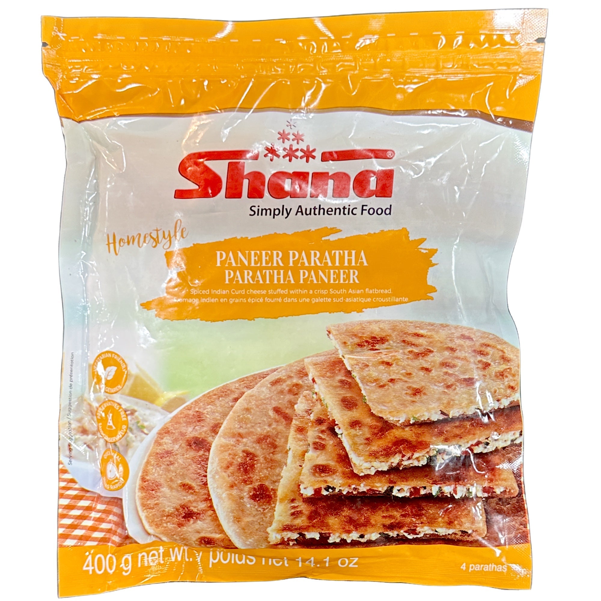 Shana Paneer Paratha 400gm