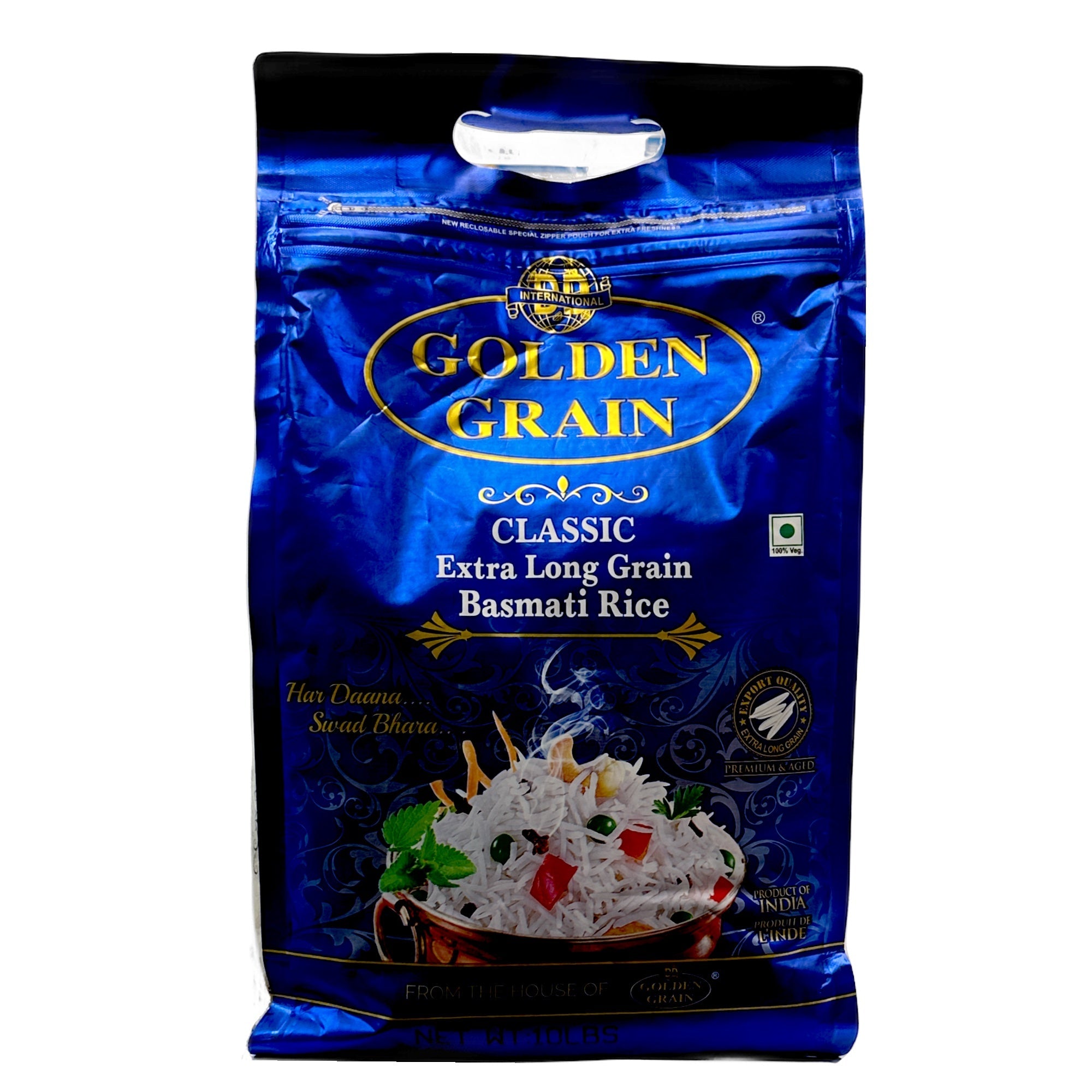 Golden Grain Classic Extra Long Basmati Rice 10Lb