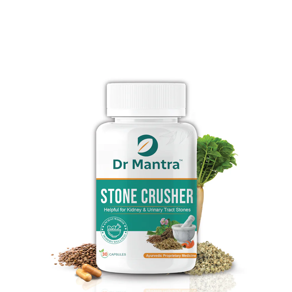 Dr Mantra Stone Crusher Capsules for Kidney & Urinary Tract Stones| 30 Capsules