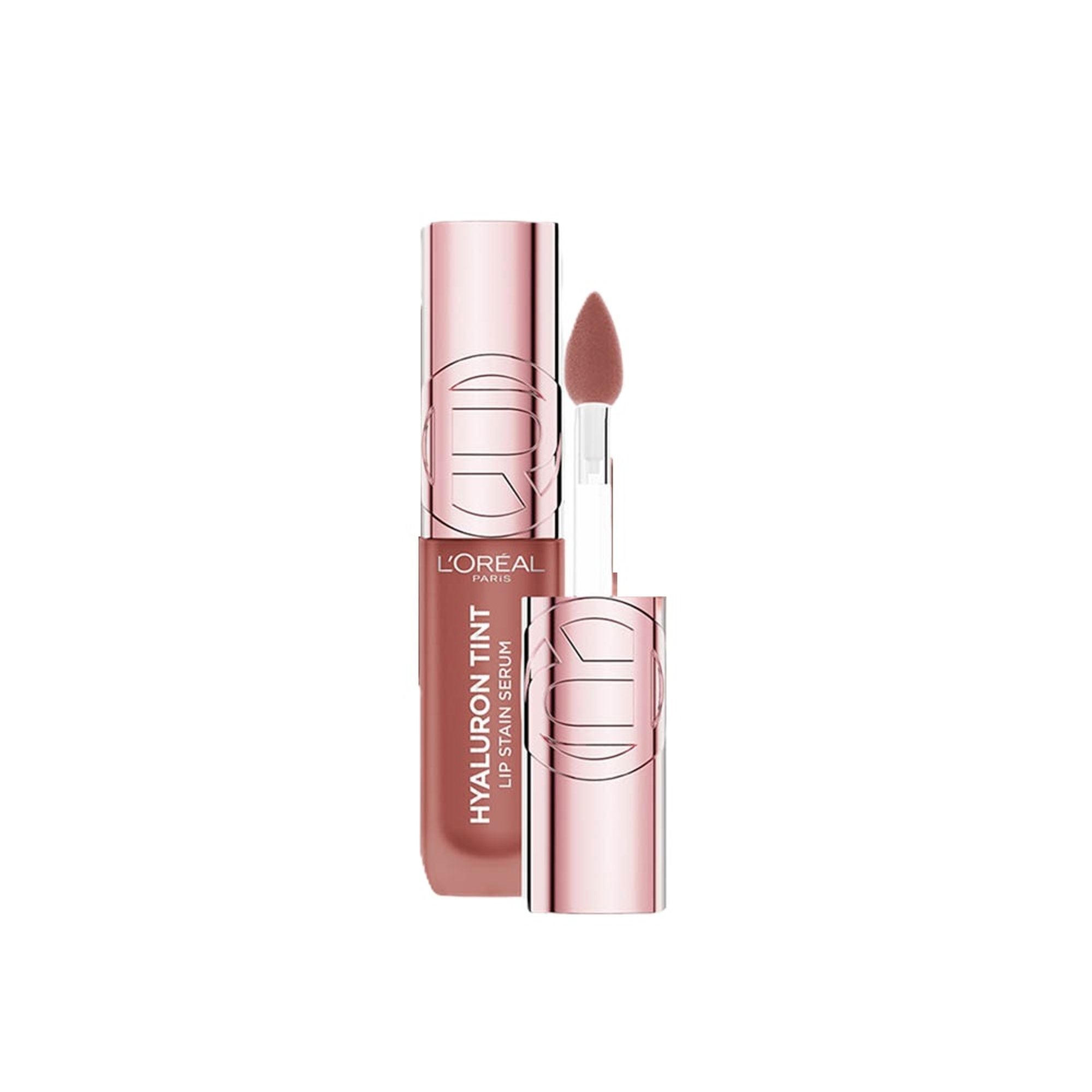 L'Oreal Paris Hyaluron Tint Lip Stain Serum Weightless Color - 485 Nude Espresso