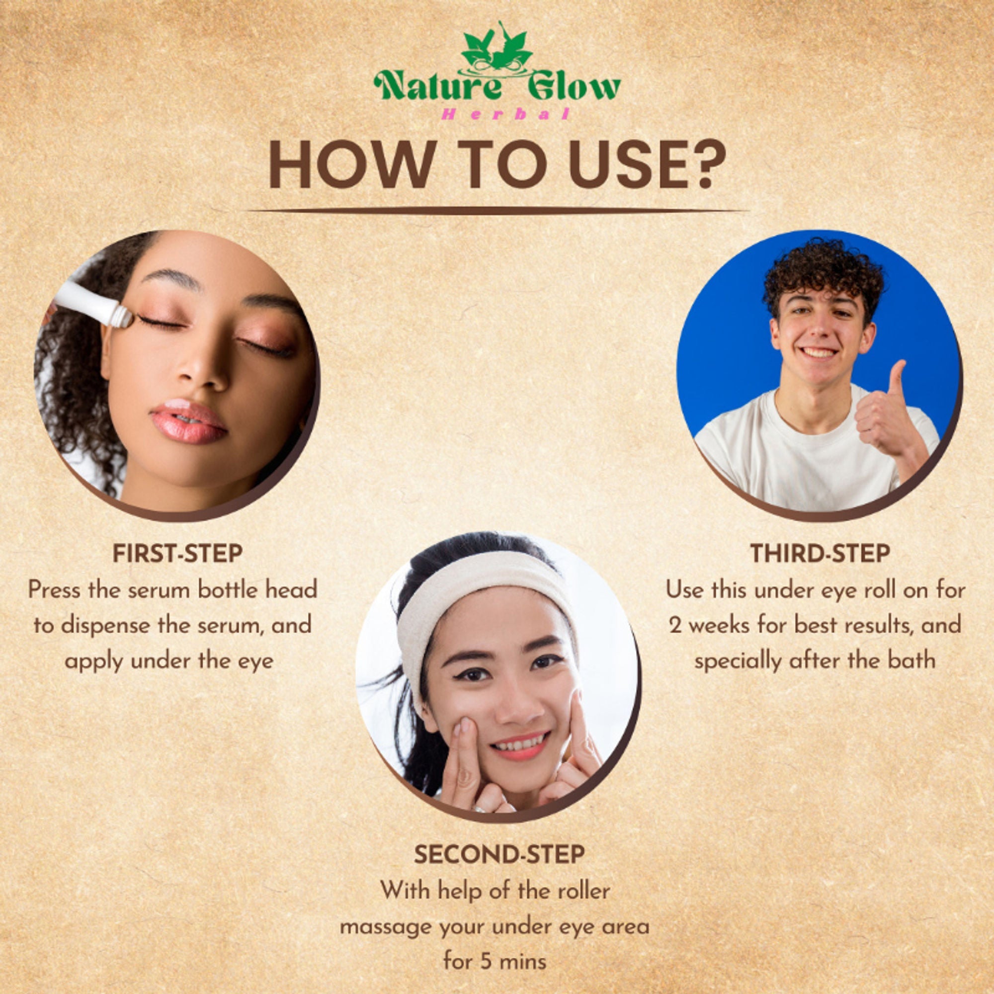Nature Glow Herbal Under Eye Gel Combo