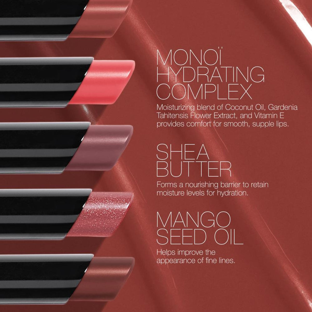 NARS Afterglow Sensual Shine Lipstick - Hot Rush