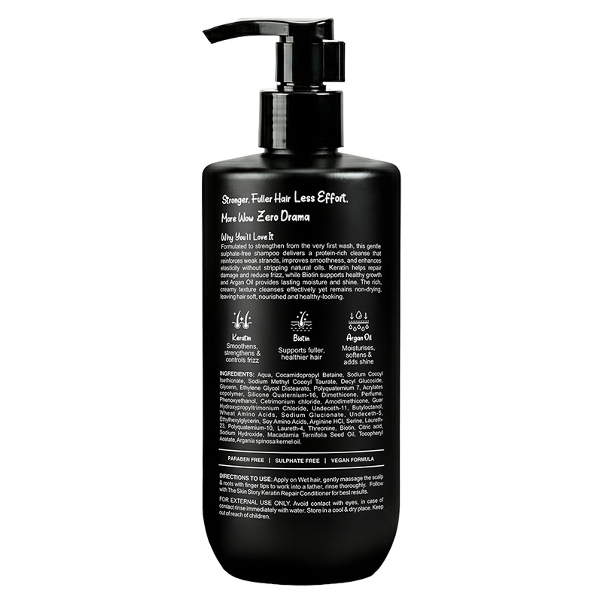 The Skin Story Sulphate Free Keratin Smooth Shampoo