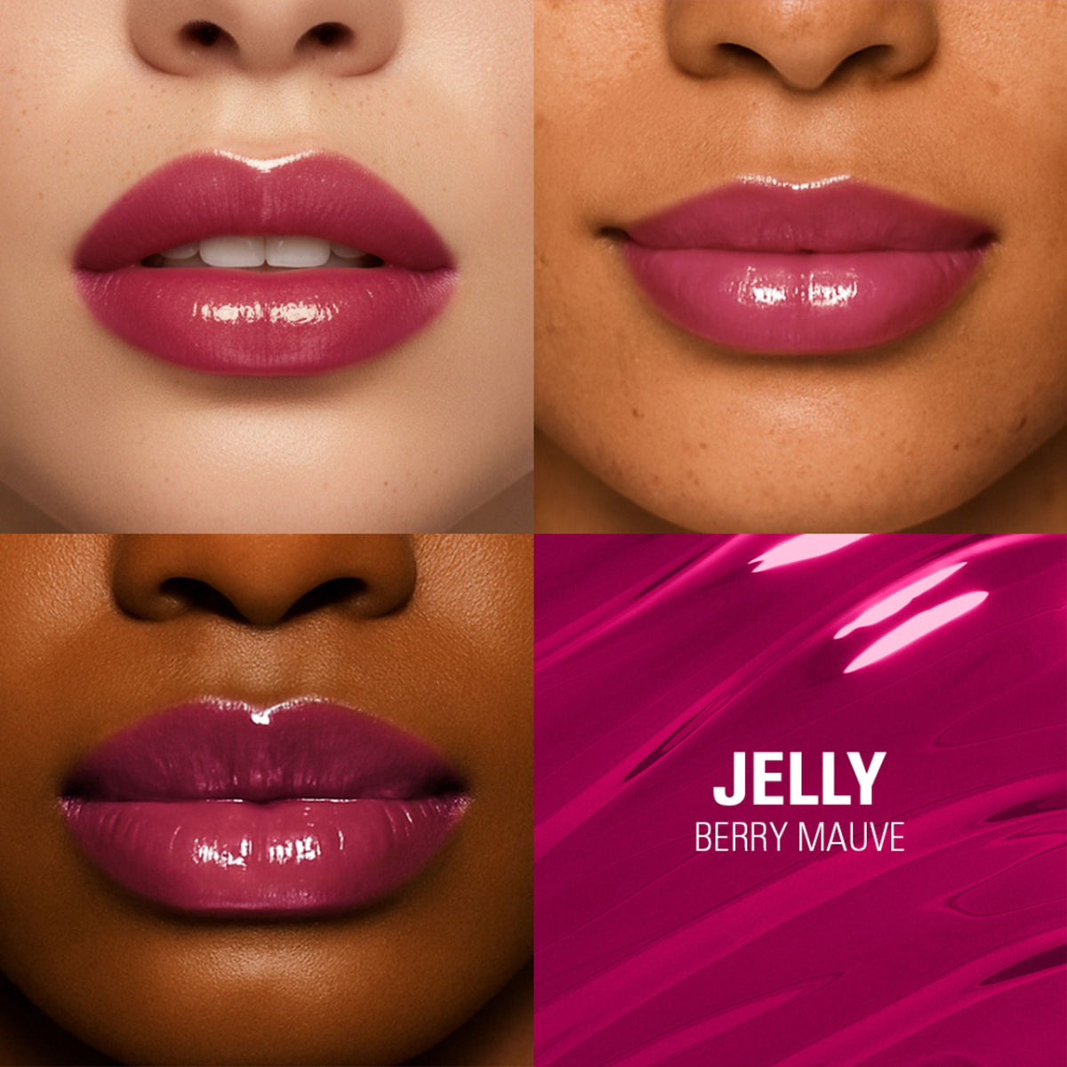 Makeup Revolution Pout Bomb Plumping Gloss - Jelly Berry Mauve