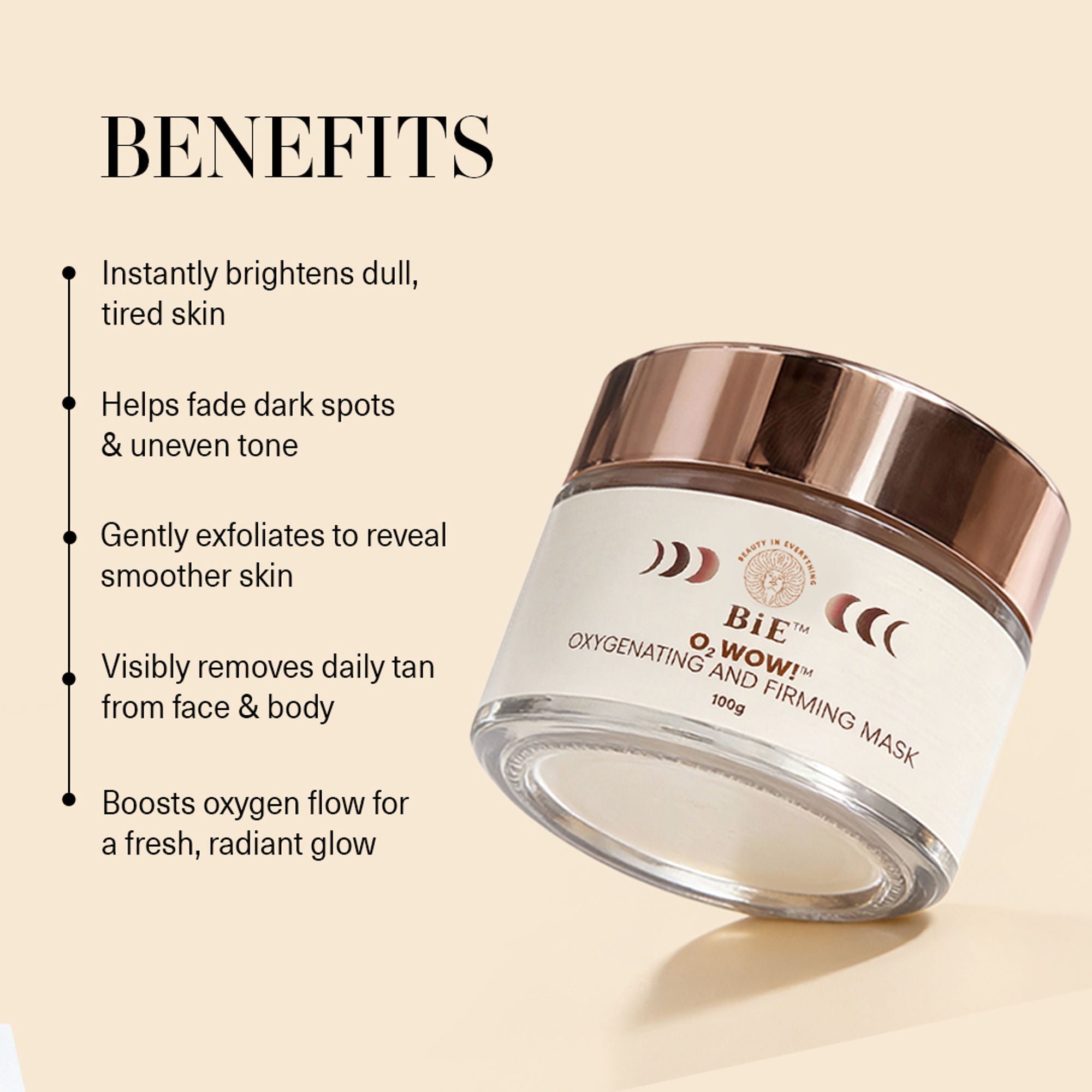 BiE O2wow!- Oxygenating & Firming Mask
