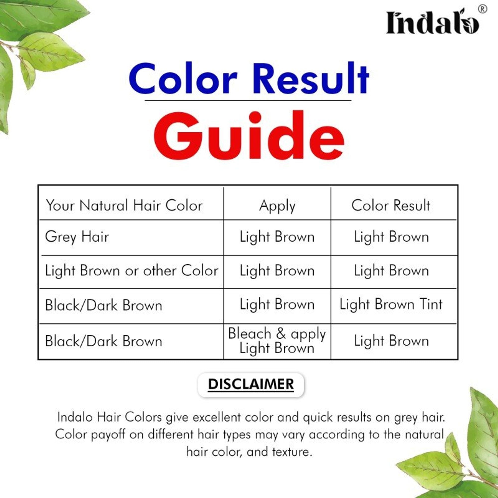 Indalo Ammonia-Free Vibrant Light Brown Hair Color With Natural Ingredients - Light Brown