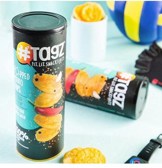 TAGZ Popped Potato Chips | Not Fried, Not Baked | | No Cholesterol, Healthy Snack, Assorted Pack TagZ 