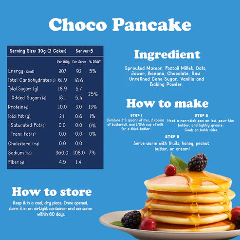 Gladful Banana Pancake and Choco-Banana Pancake - Pack of 2
