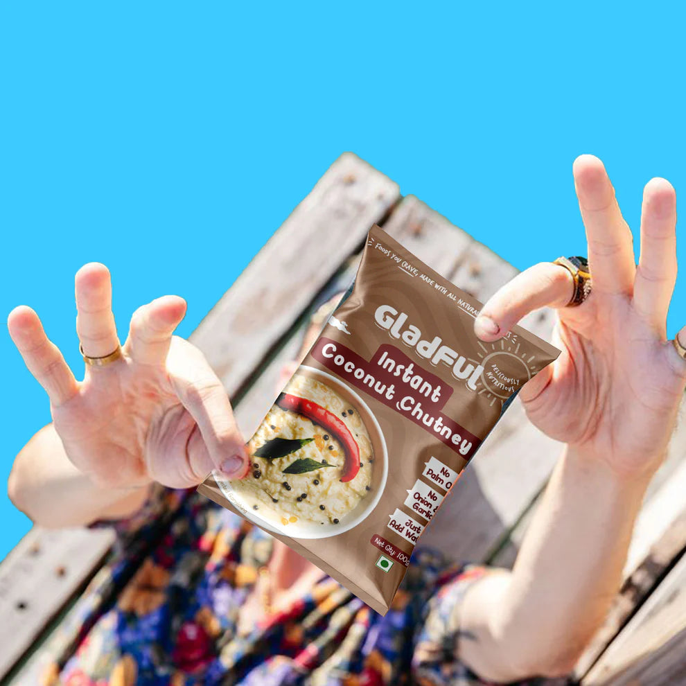 Gladful Instant Coconut Chutney Powder - No Onion No Garlic