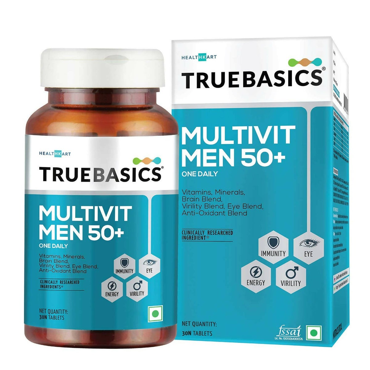 TrueBasics Multivit Men 50+ One Daily Tablets