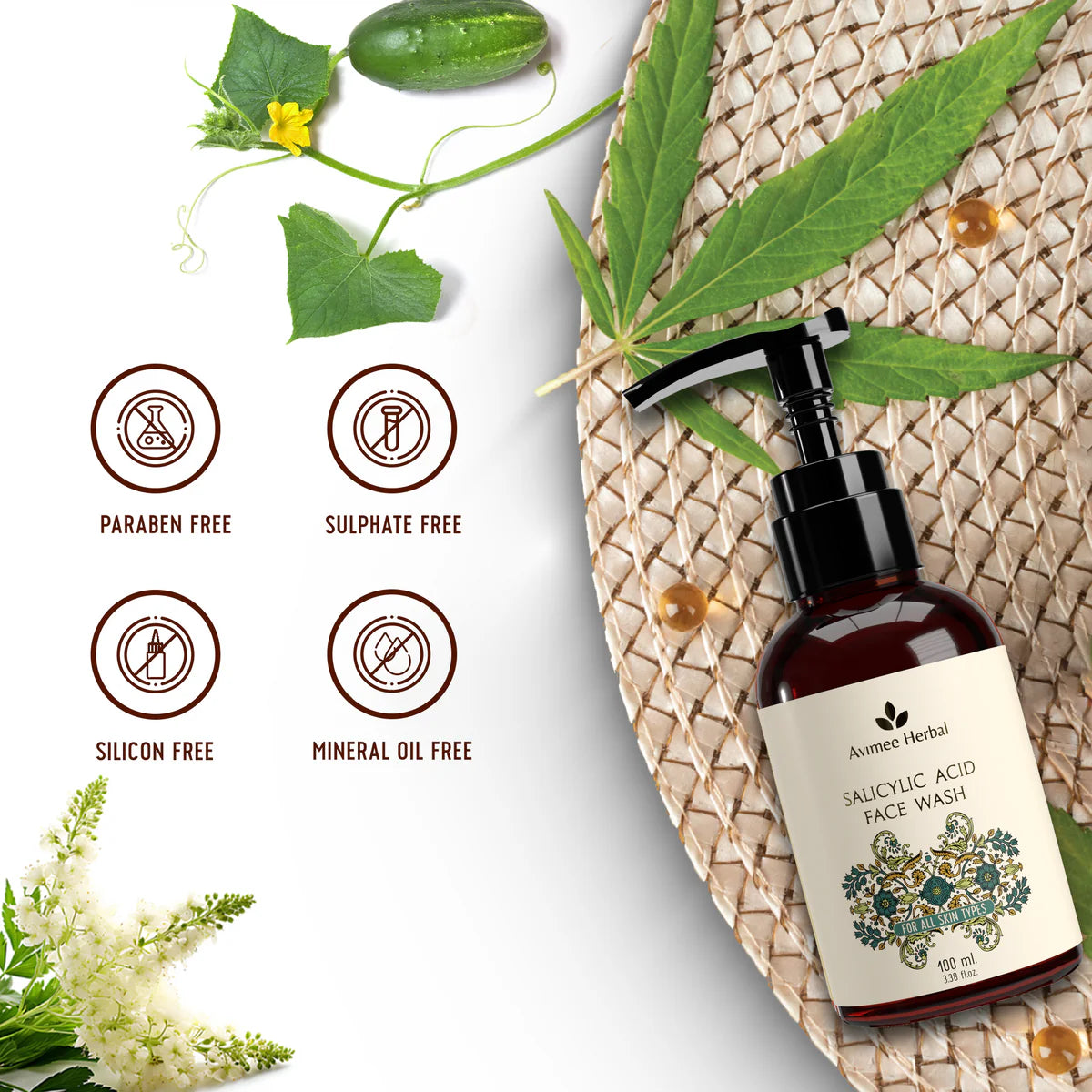 Avimee herbal Salicylic Acid Face Wash