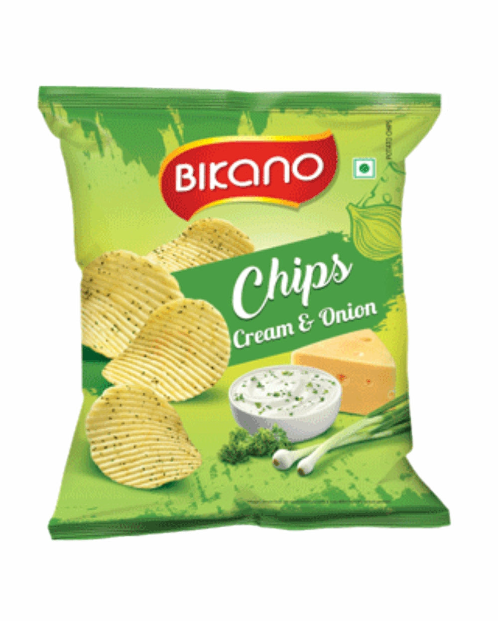 Bikano Chips Cream & Onion Flavour 60gm