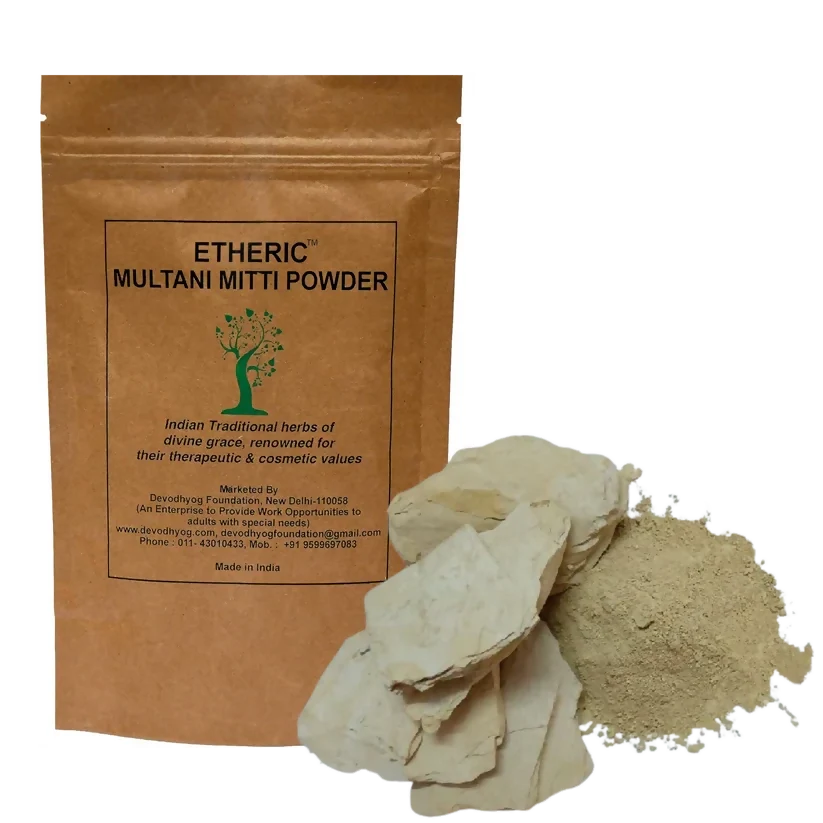 Etheric Multani Mitti – Natural Deep Cleansing & Skin Brightening Face Pack