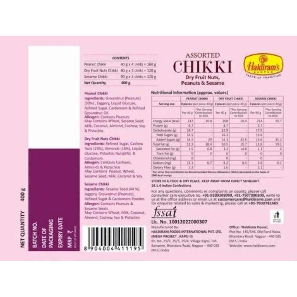 Haldiram's Assorted Chikki