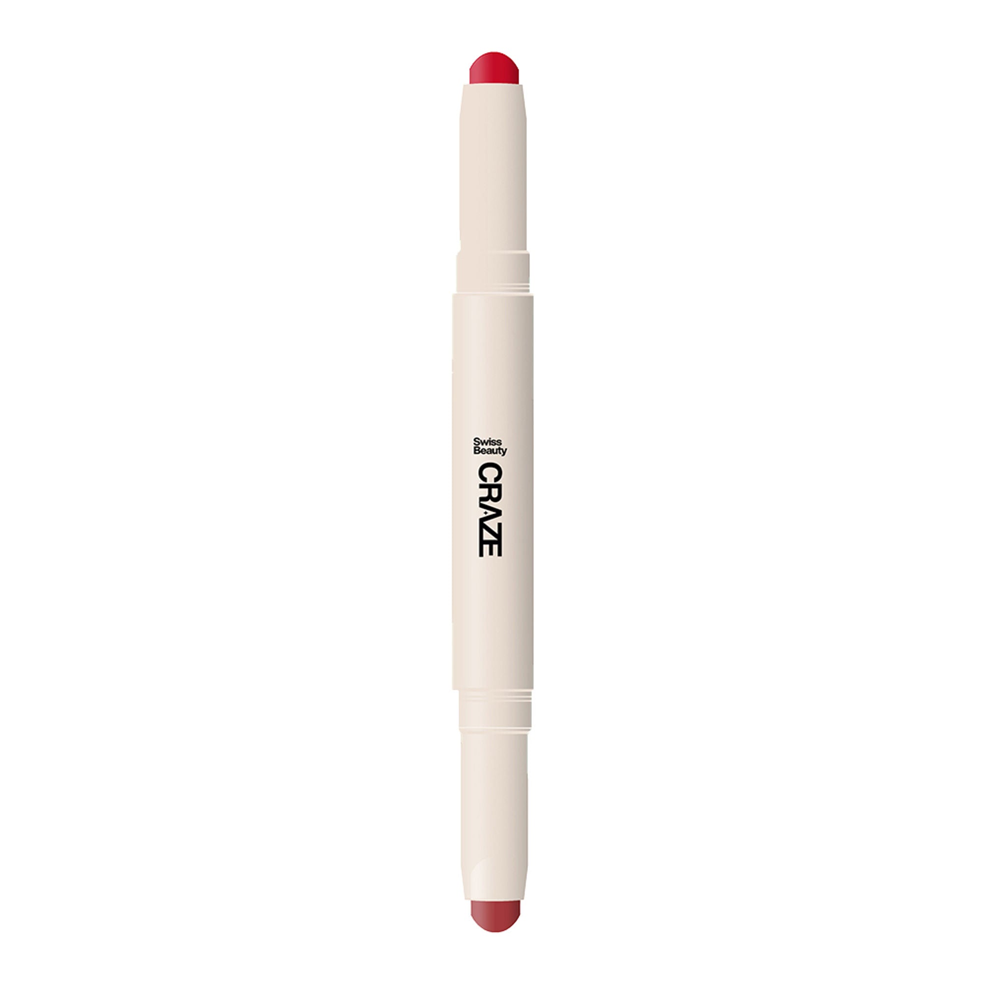 Swiss Beauty CRAZE Duo 2 In 1 Satin Matte Finish Lipstick Non-Transfer Lip Colour - 01 Party Ready