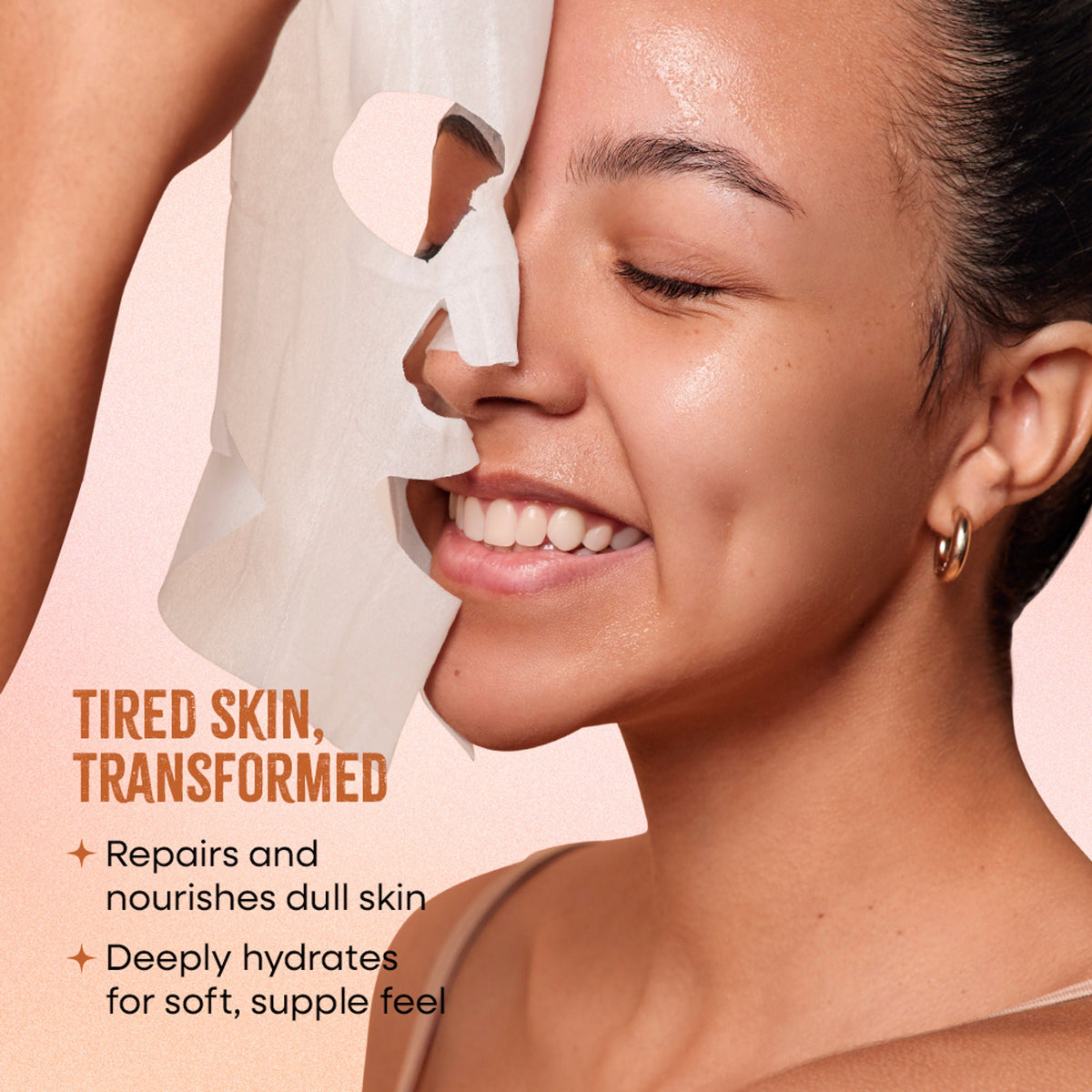 Nykaa Green Tea + Aloe Vera Sheet Mask For Hydrated Skin - Formulated in Korea - For All Skin Types - Almond + Yogurt