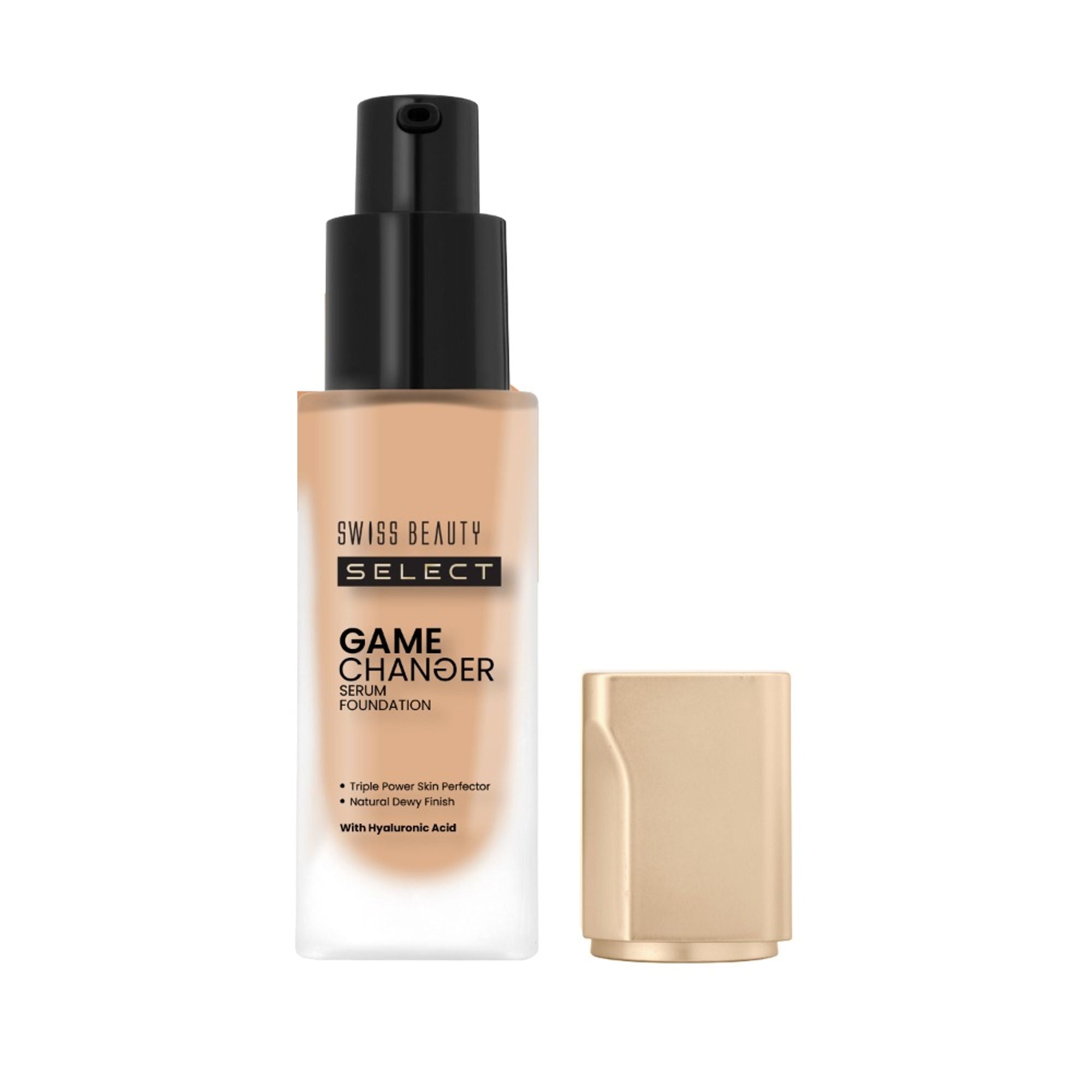 Swiss Beauty Select Game Changer Serum Foundation With Natural and Dewy Finish - 5. Neutral Biscuit
