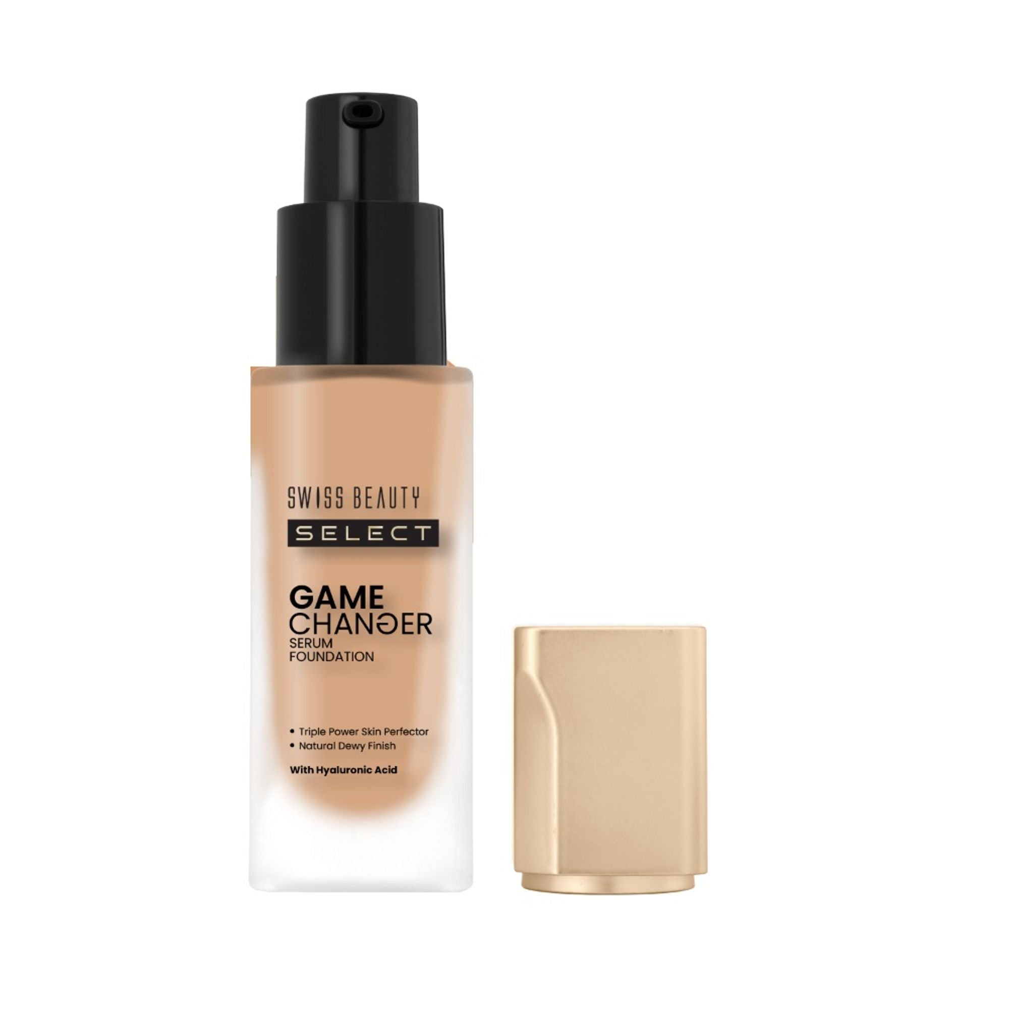 Swiss Beauty Select Game Changer Serum Foundation With Natural and Dewy Finish - 6. Sunlit Beige