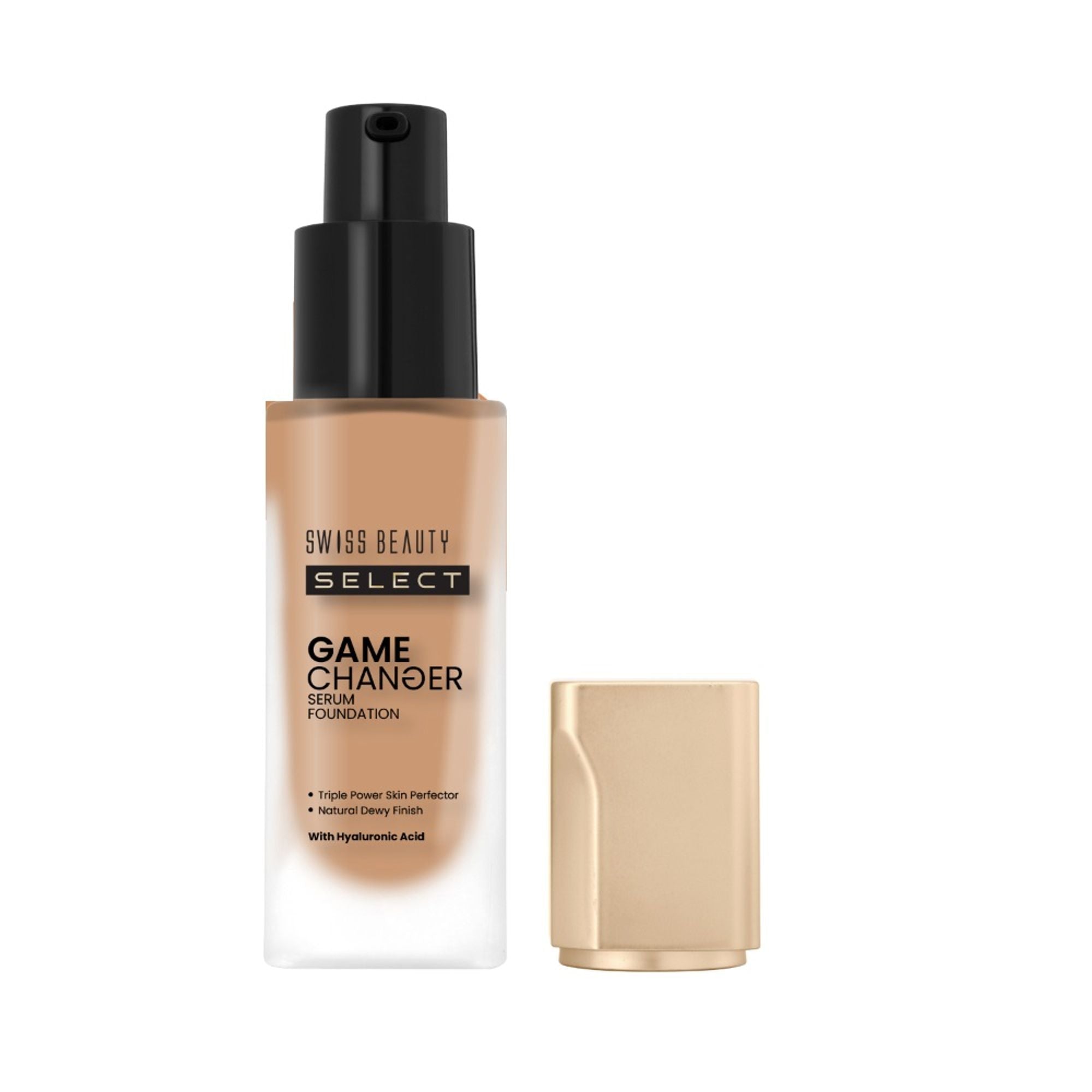 Swiss Beauty Select Game Changer Serum Foundation With Natural and Dewy Finish - 7. Warm Espresso