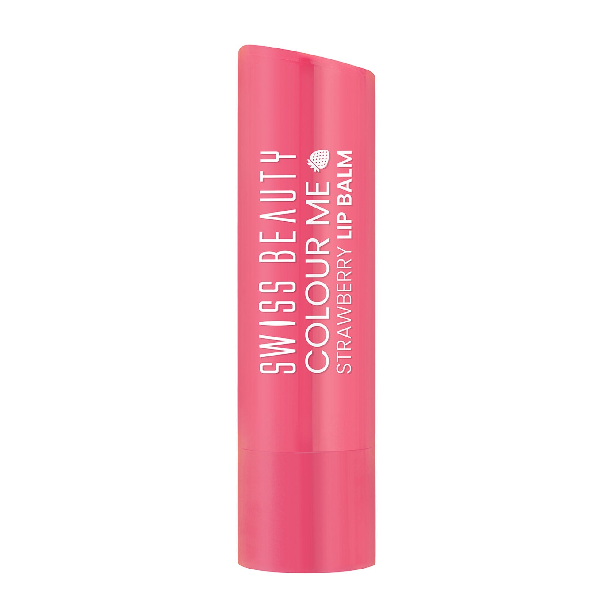 Swiss Beauty Colour Me Tinted Lip Balm For Dry With SPF 15 , Shea Butter and Vitamin E - Strawberry Slush