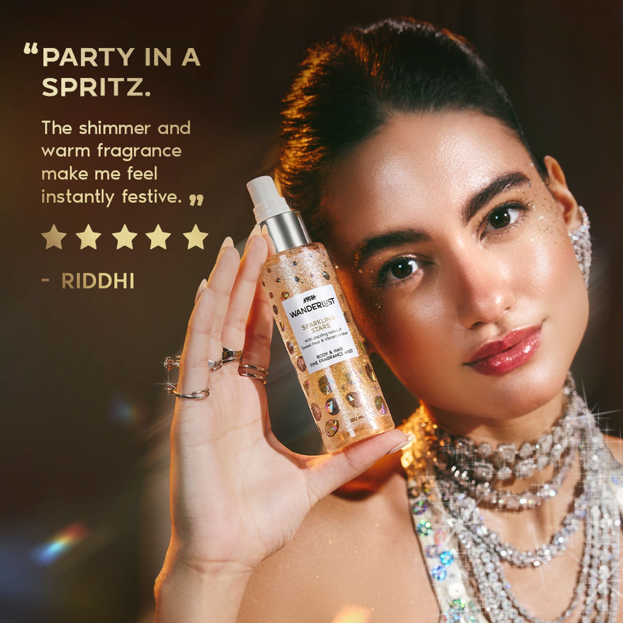 Wanderlust Fragrance Mist For Her - Sparkling Stars