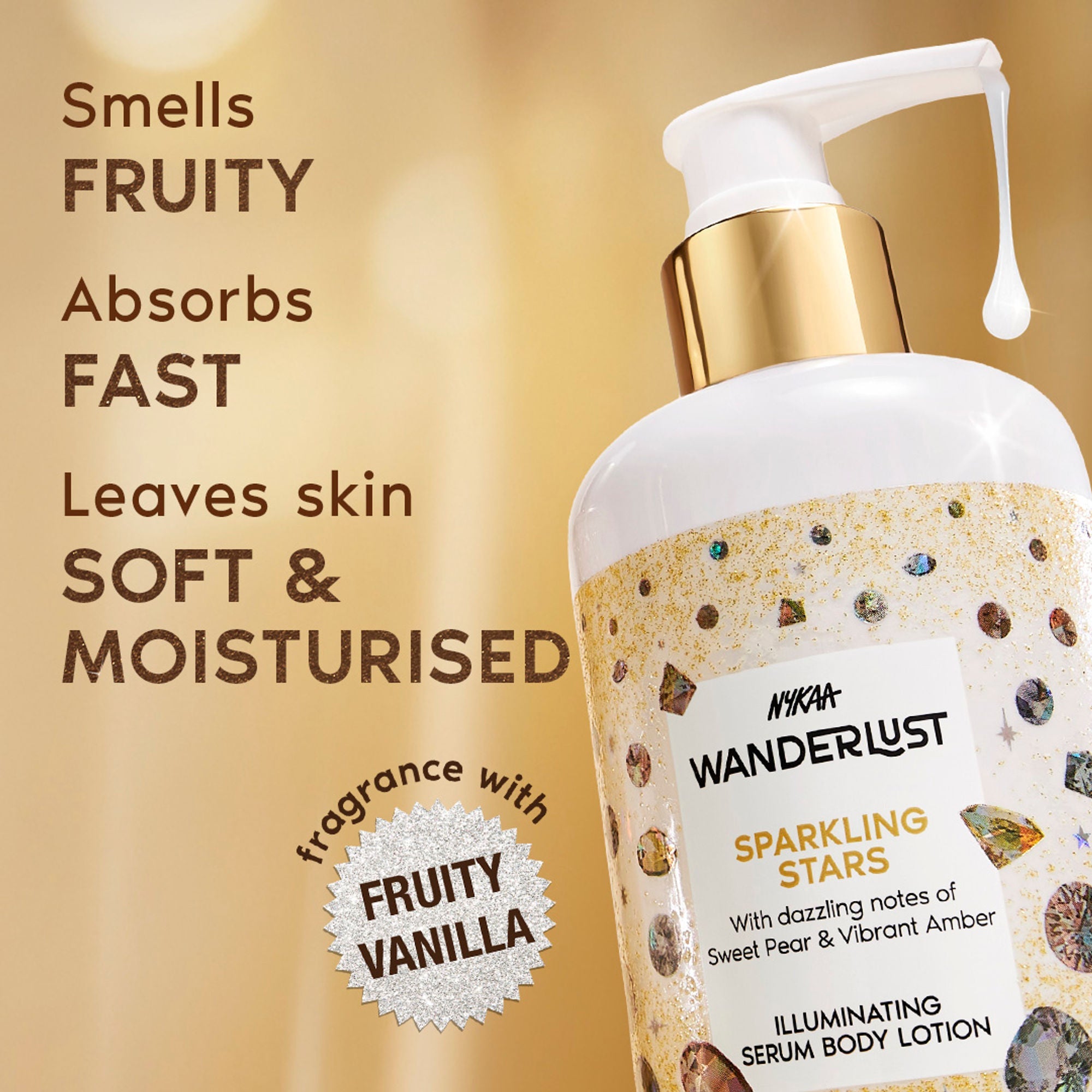 Wanderlust Moisturizing Body Lotion - Sparkling Stars