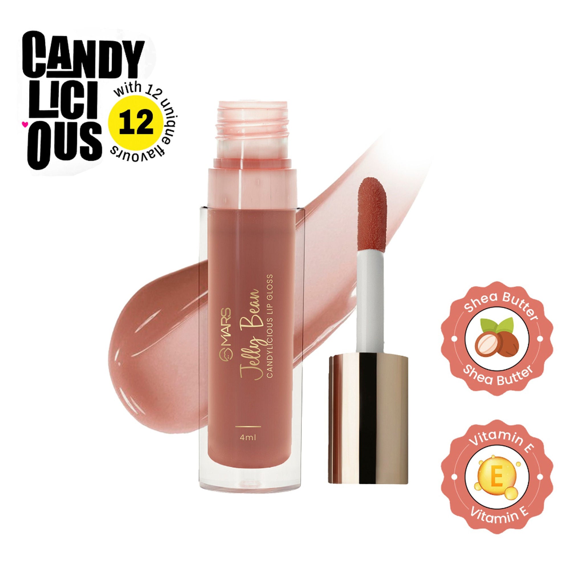 MARS Cosmetics Candylicious Colored Lip Gloss - Jelly Bean