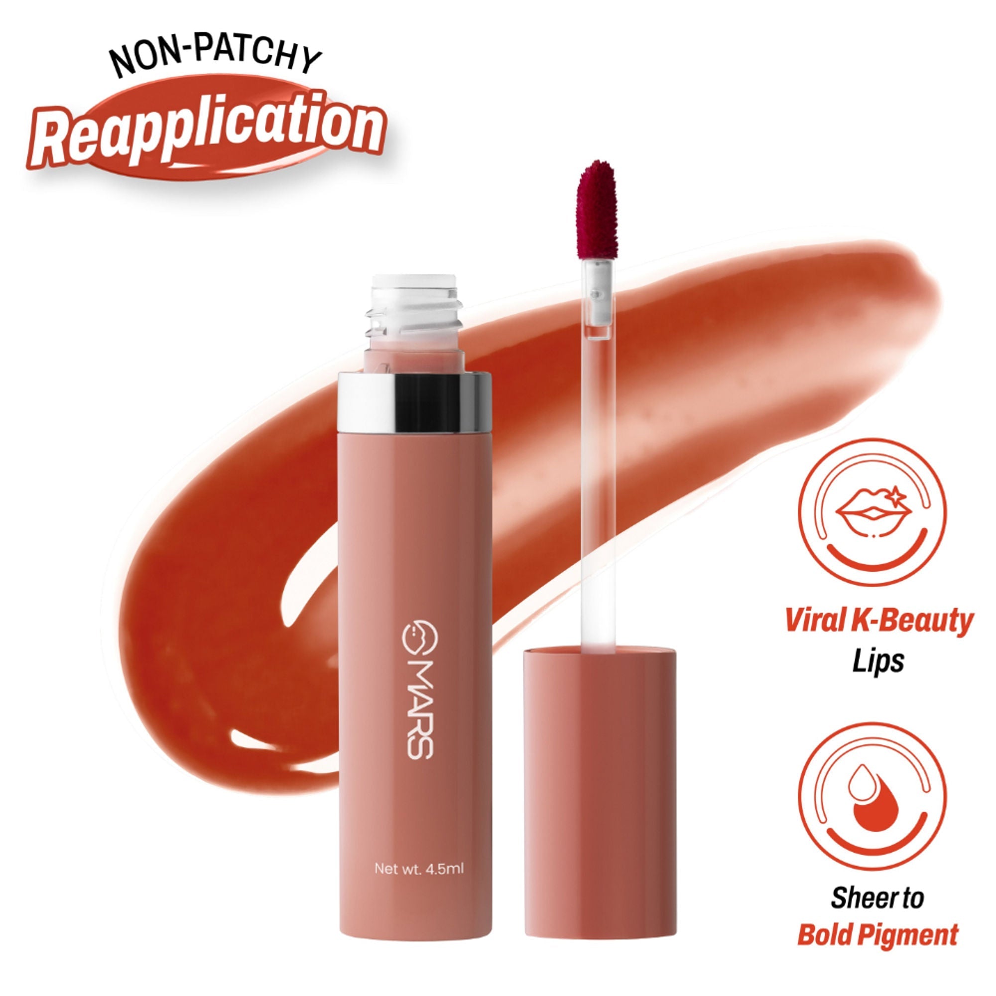 MARS Cosmetics Drip Lip Mist - 01 Peachy Drip
