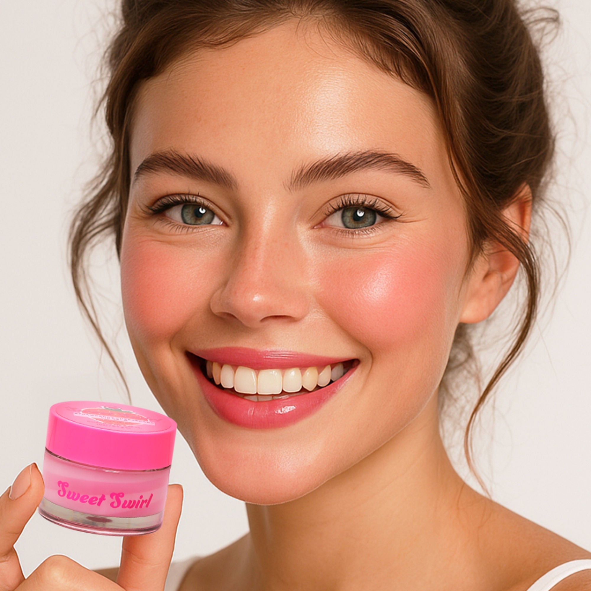 Makeup Revolution Sweet Swirl Lip Mask - Strawberry Cheesecake