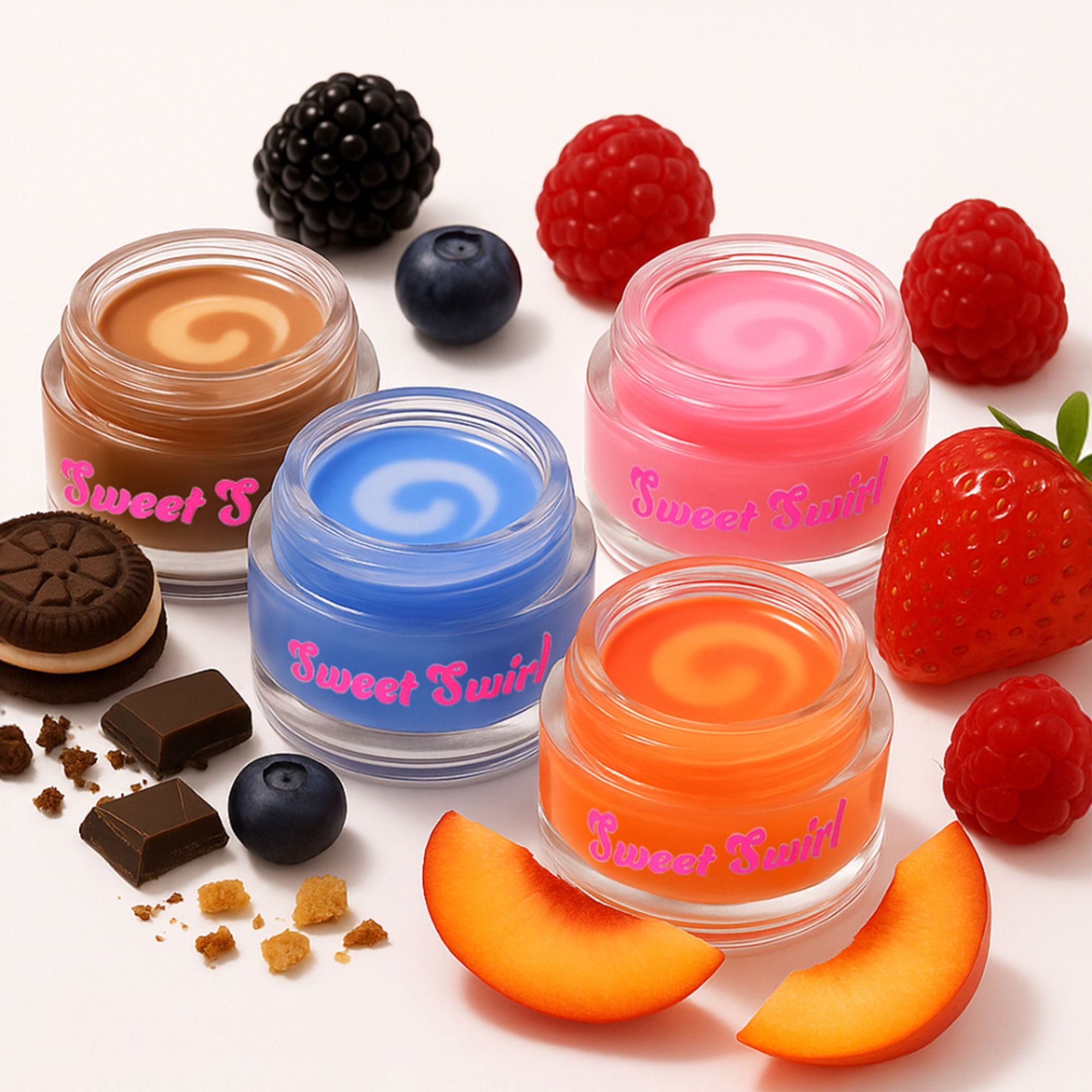Makeup Revolution Sweet Swirl Lip Mask - Peach Melba