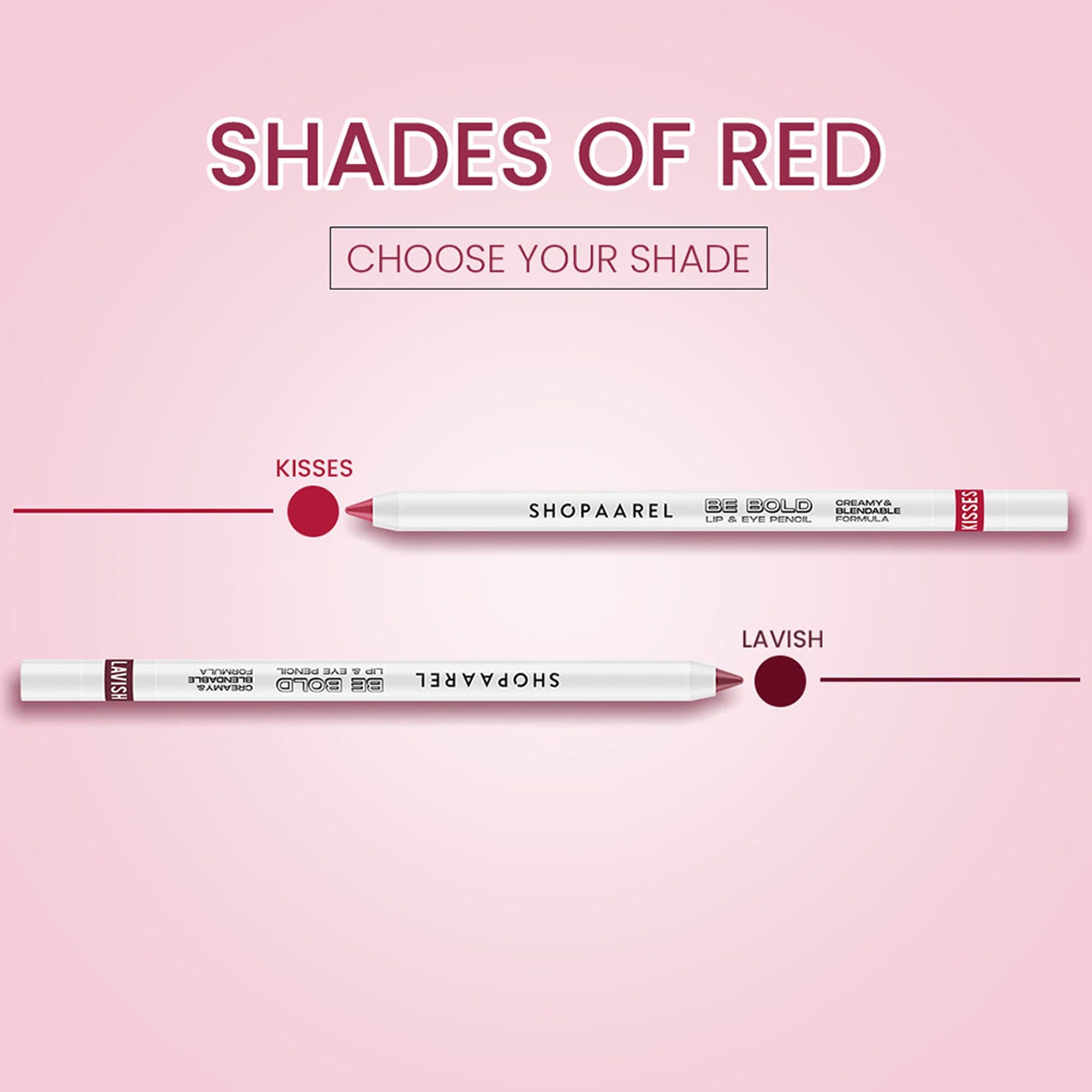 Shopaarel Be Bold Lip & Eye Pencil - Passion