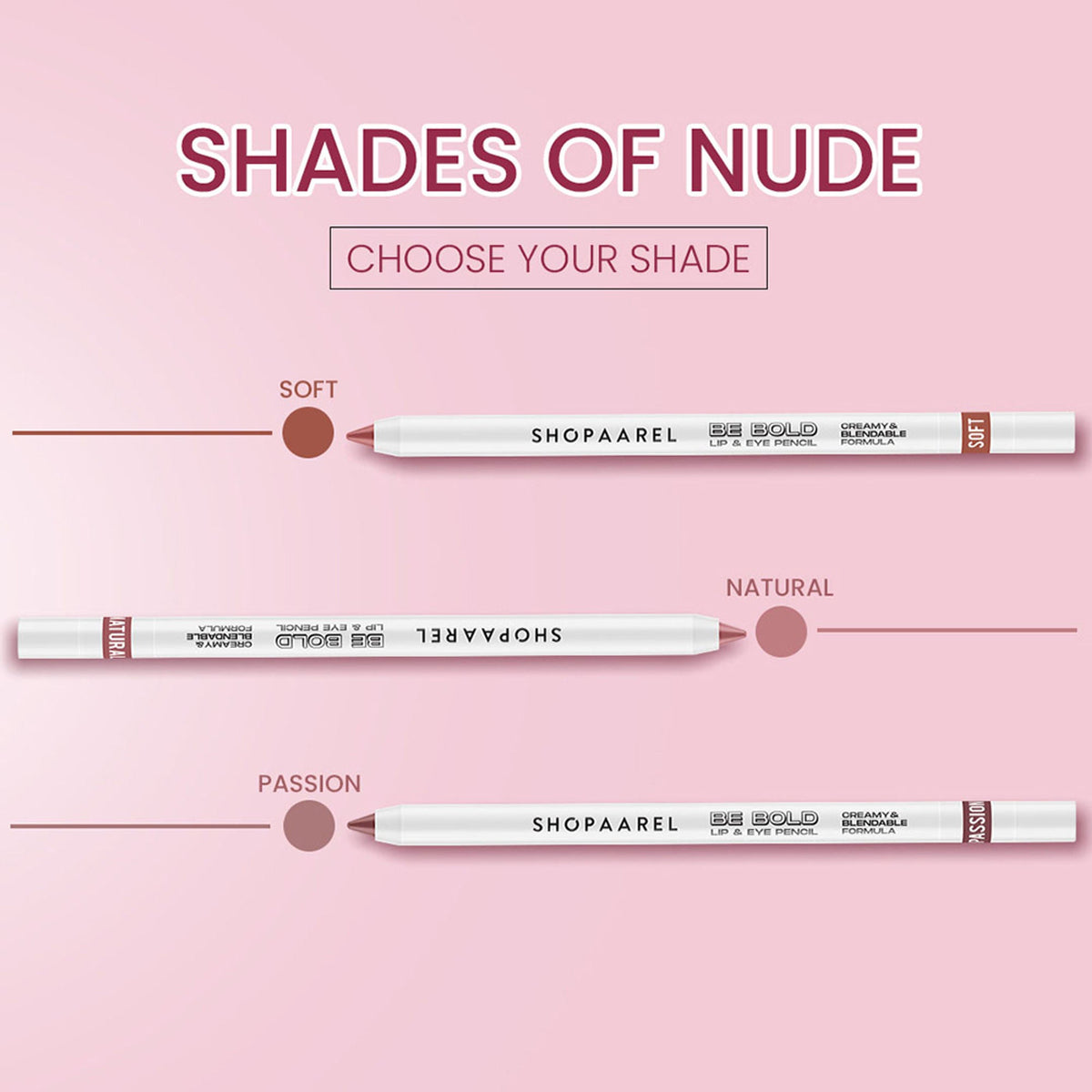 Shopaarel Be Bold Lip & Eye Pencil - Sunrise