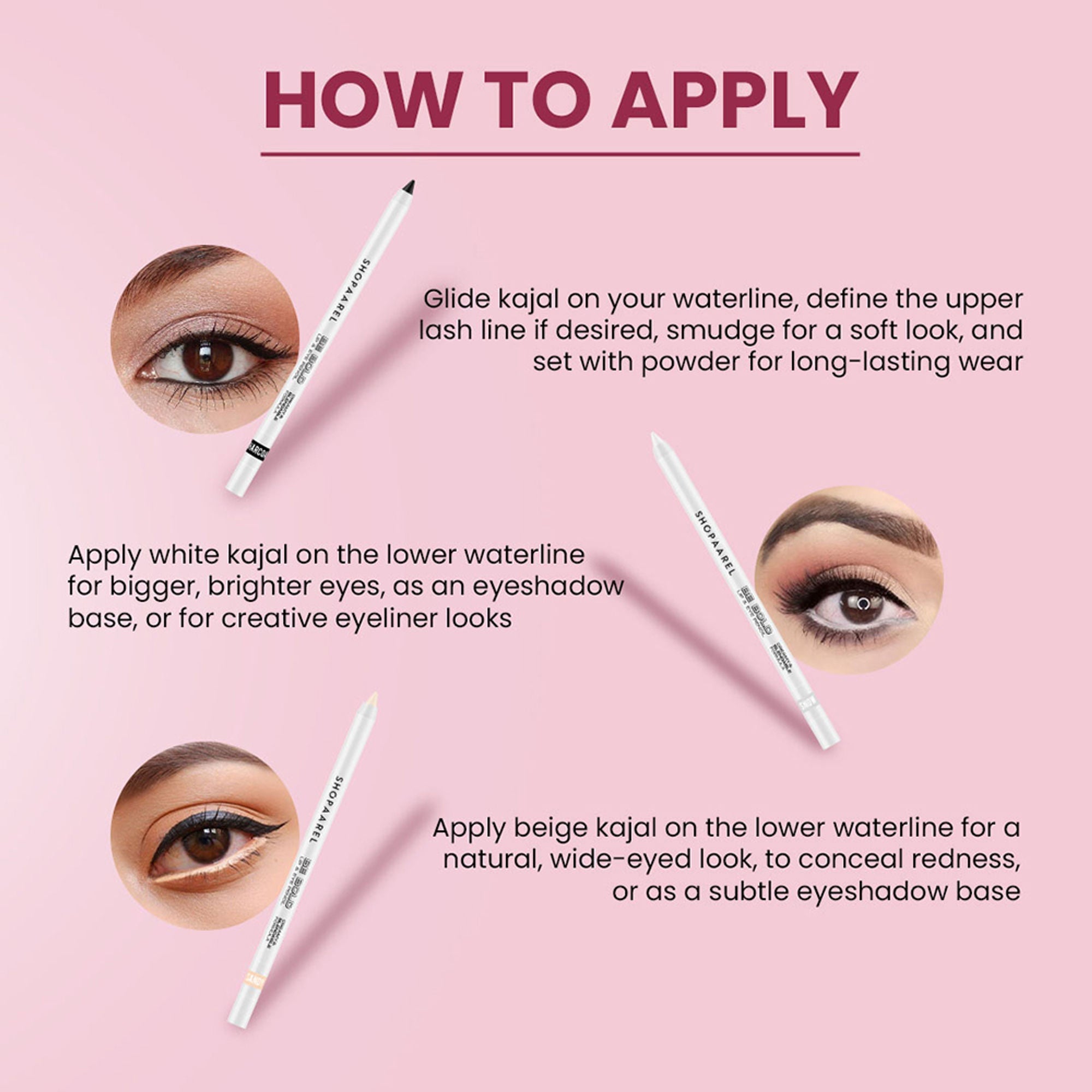 Shopaarel Be Bold Lip & Eye Pencil - Natural