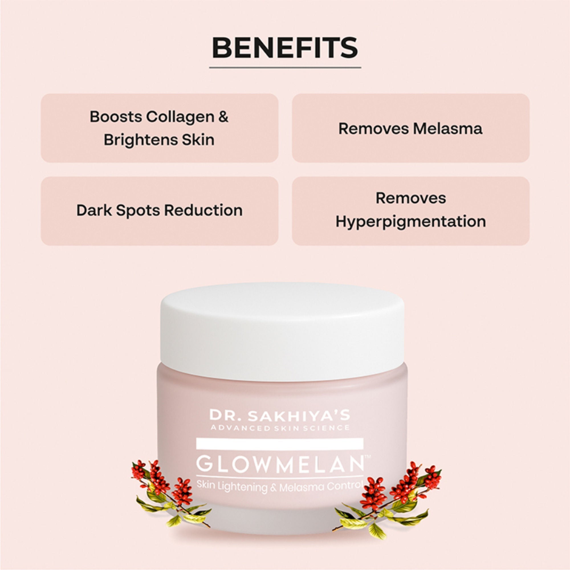 Dr.Sakhiya Glowmelan Brightening & Depigmentation Gel Cream