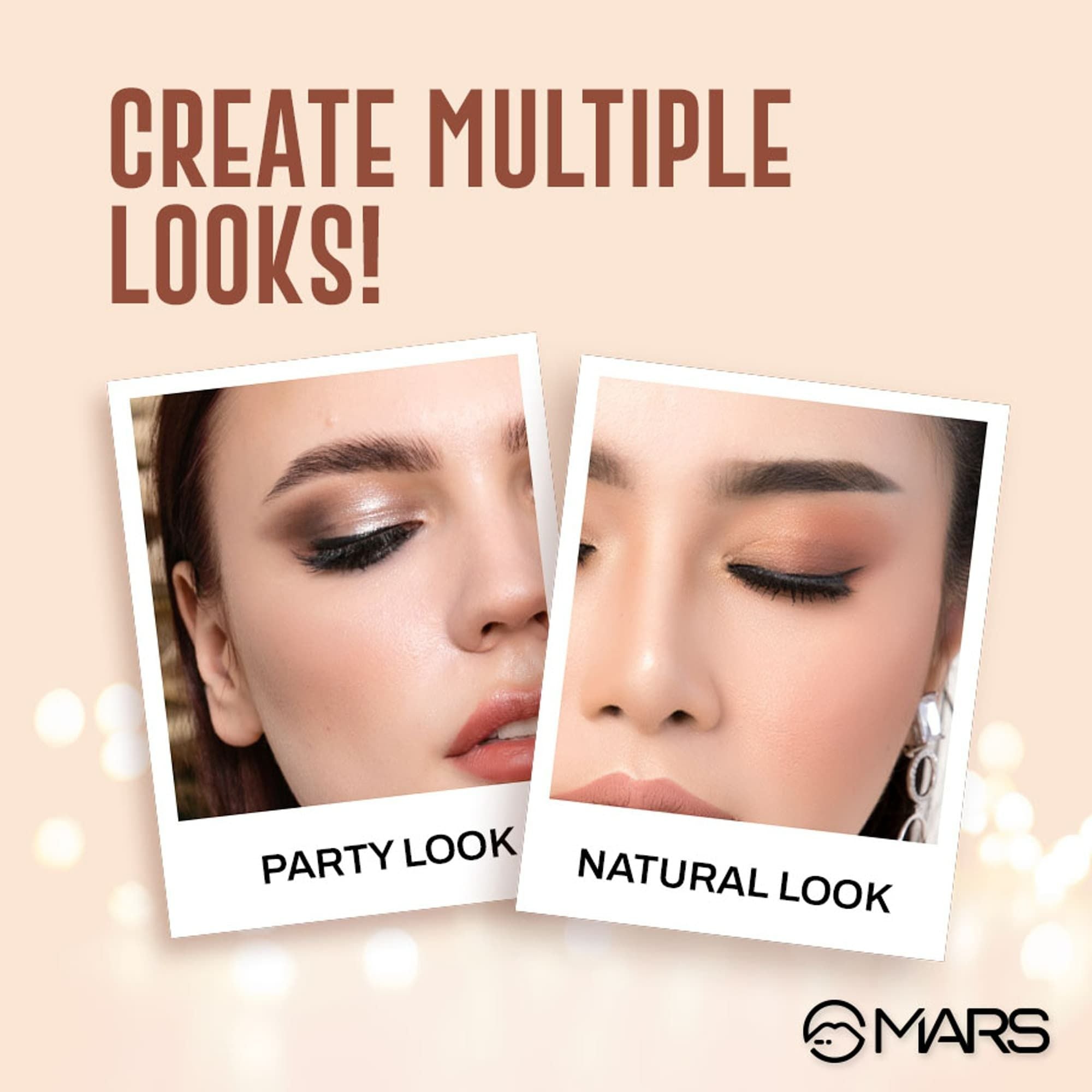 MARS Cosmetics Blooming Matte & Shimmer Eyeshadow Palette - 01 Plush