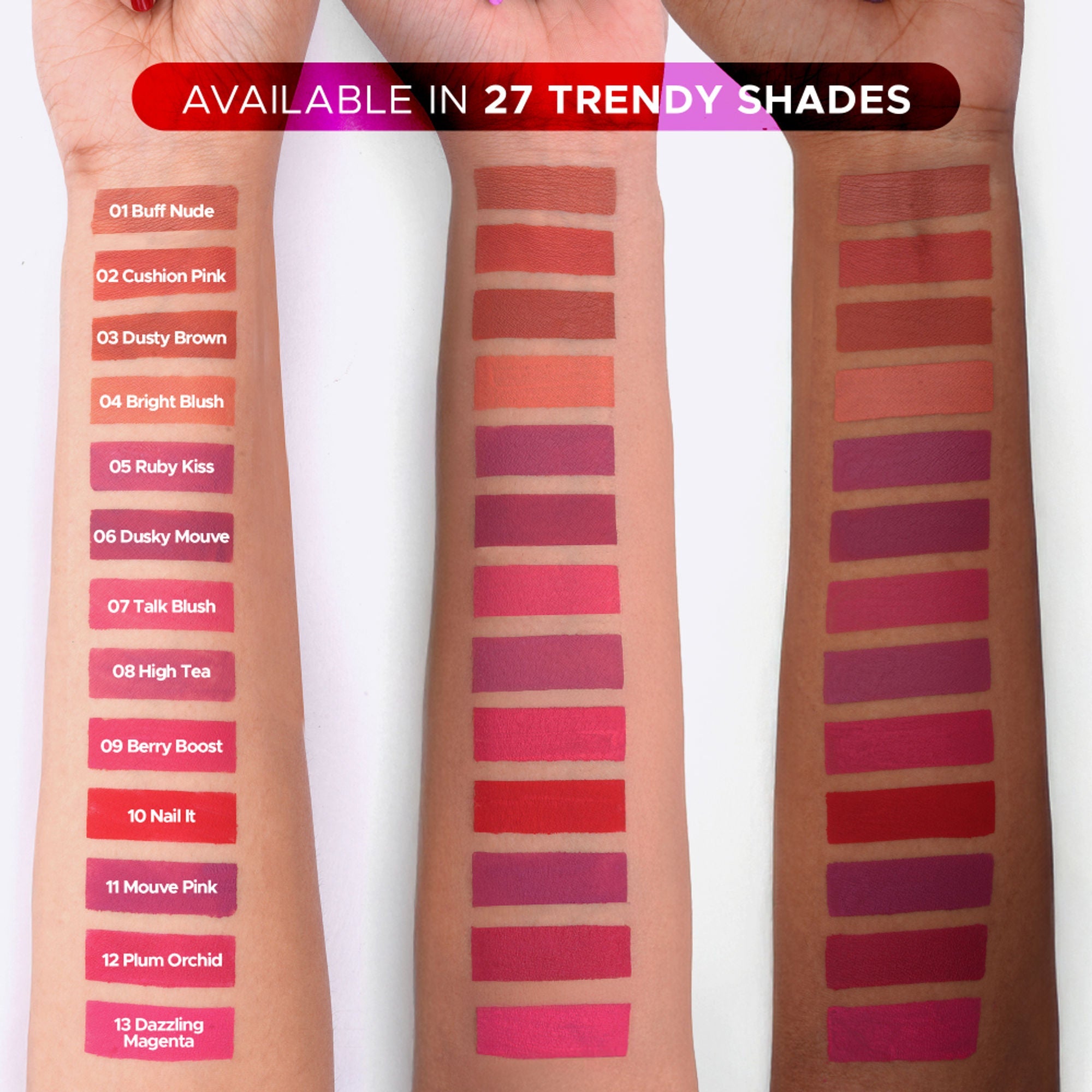 Hilary Rhoda Matte Love Non Transfer Liquid Lipstick - Talk Blush 07