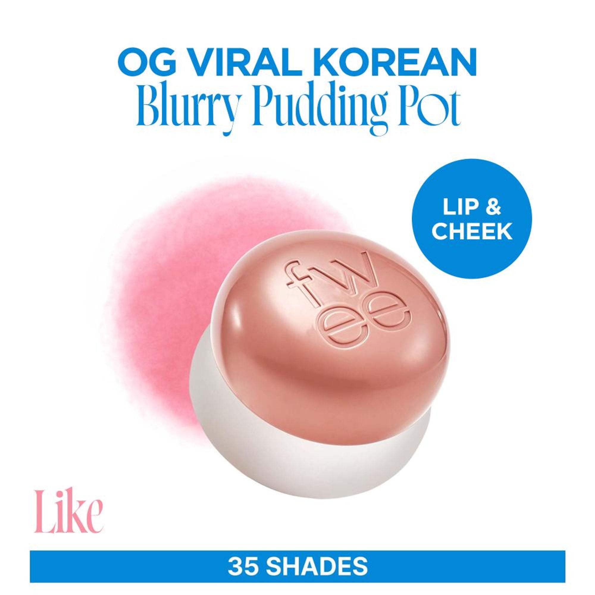 fwee Lip&Cheek Blurry Pudding Pot - Like