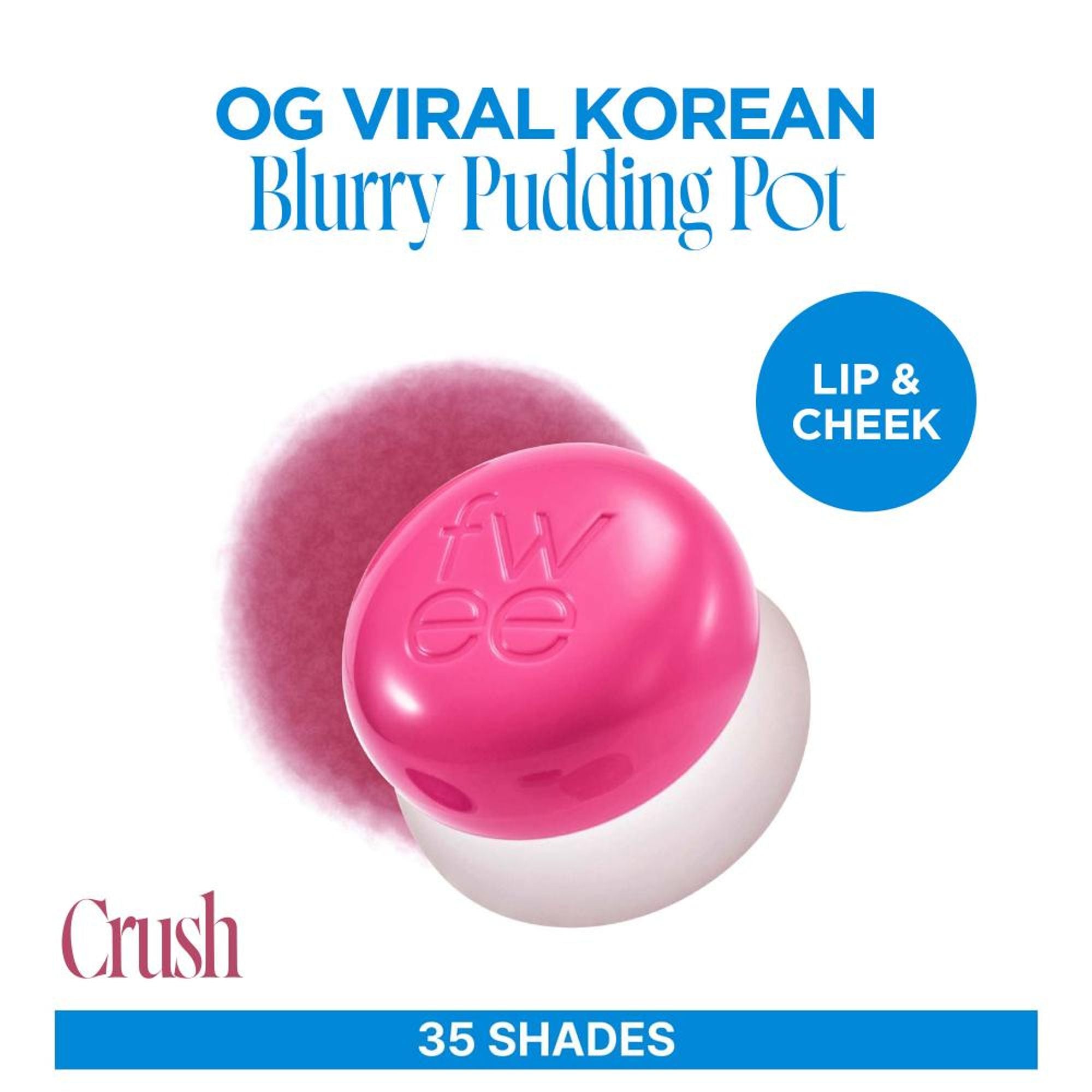 fwee Lip&Cheek Blurry Pudding Pot - Crush